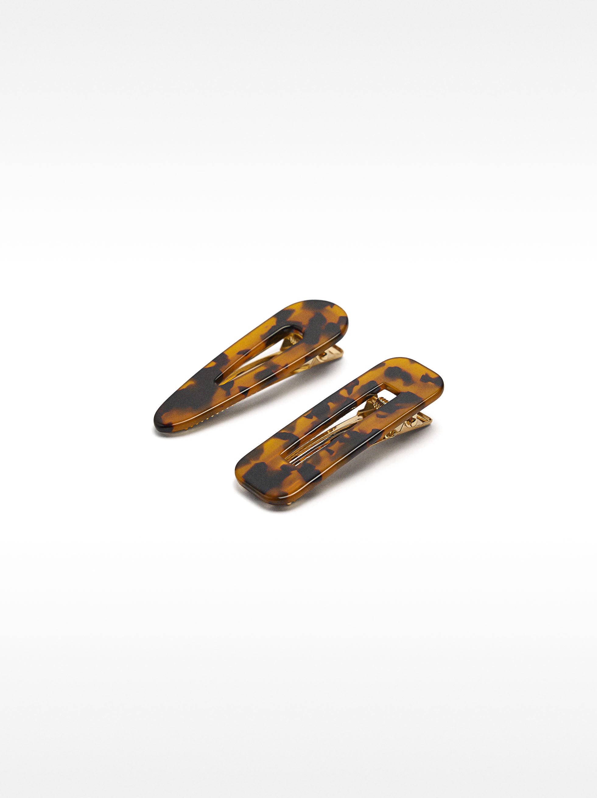 Set De Pinzas Para Pelo Efecto Tortoise