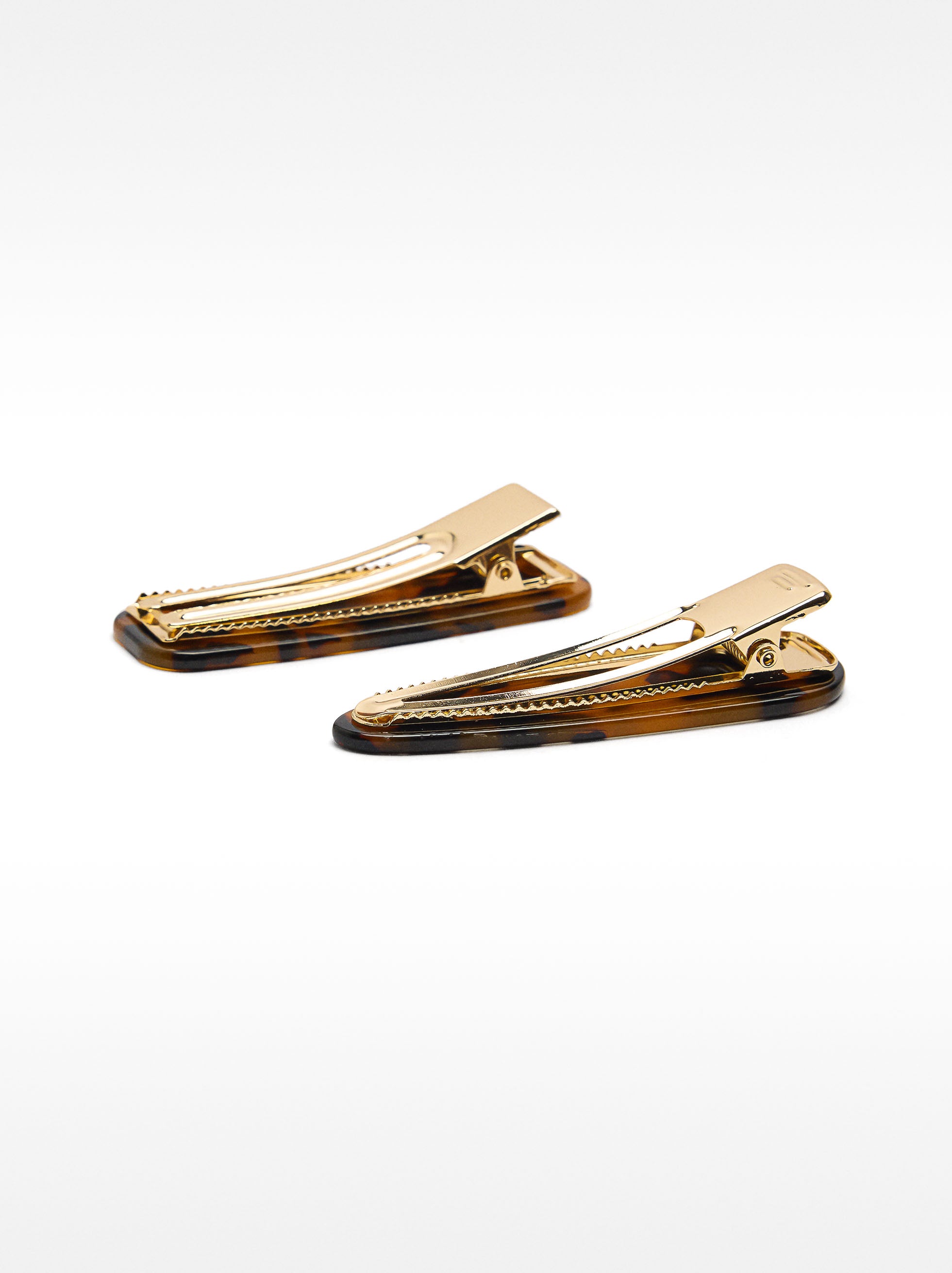 Set De Pinzas Para Pelo Efecto Tortoise