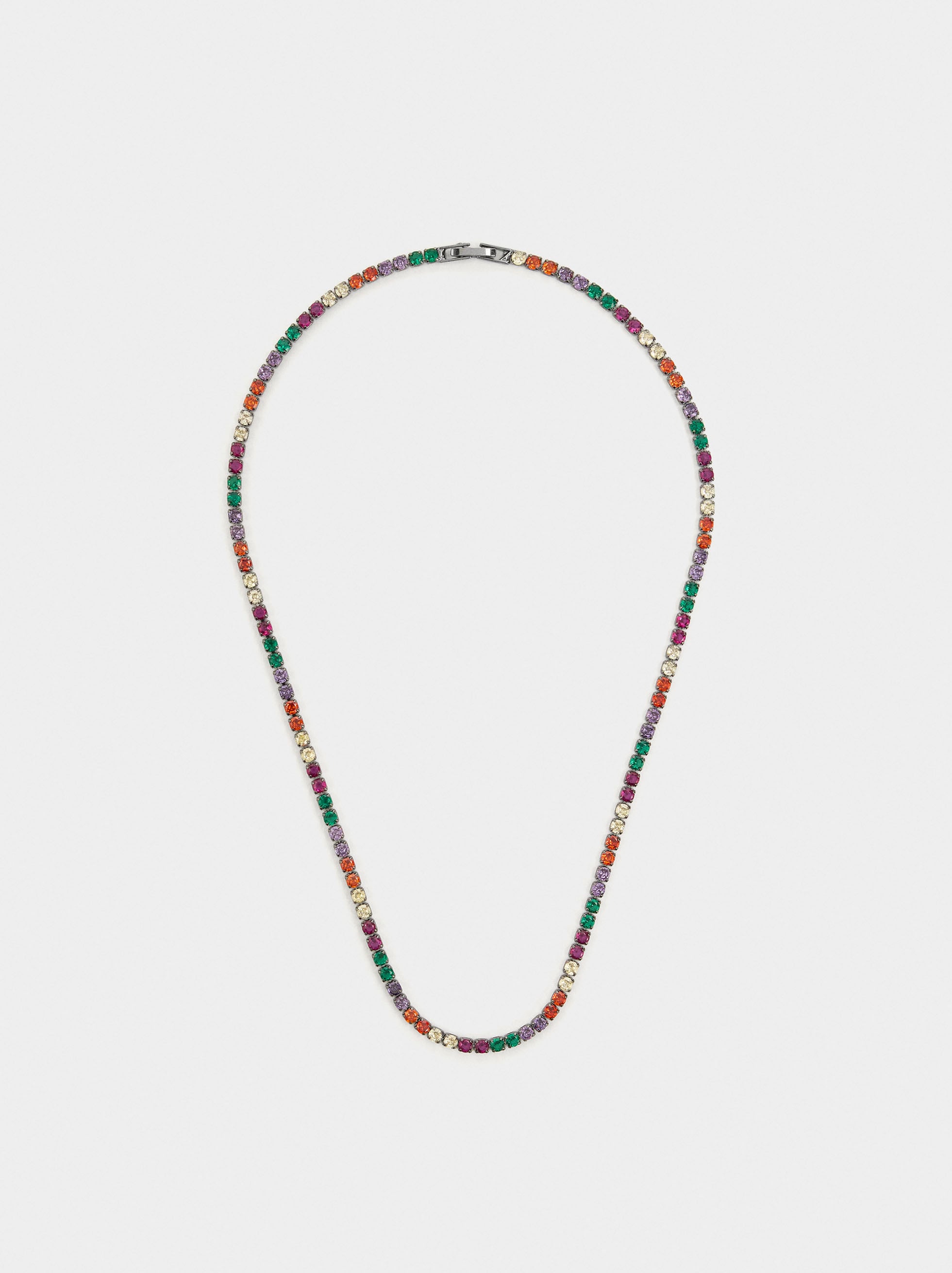 Set Collar Y Pulsera Con Circonitas