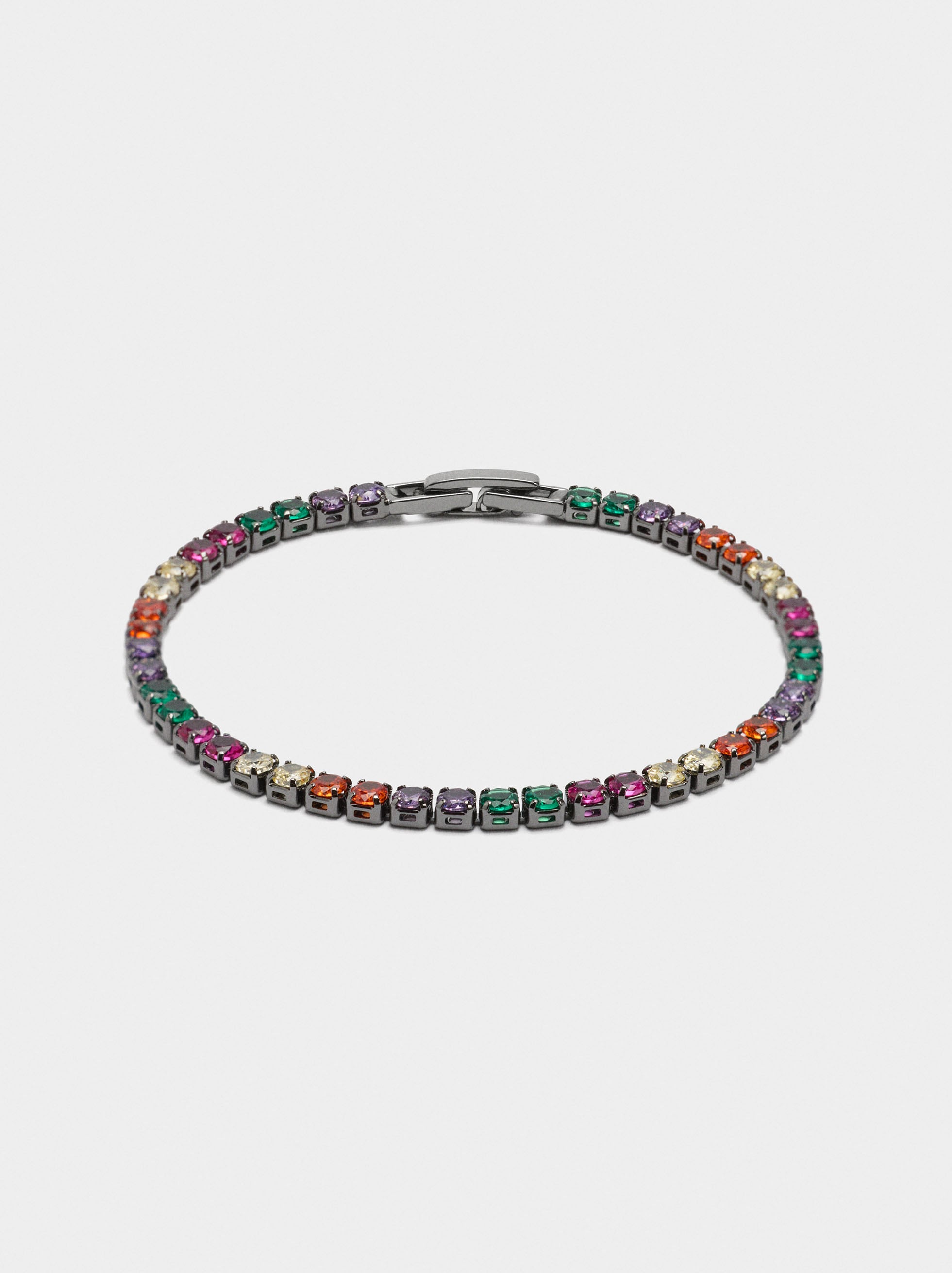 Set Collar Y Pulsera Con Circonitas