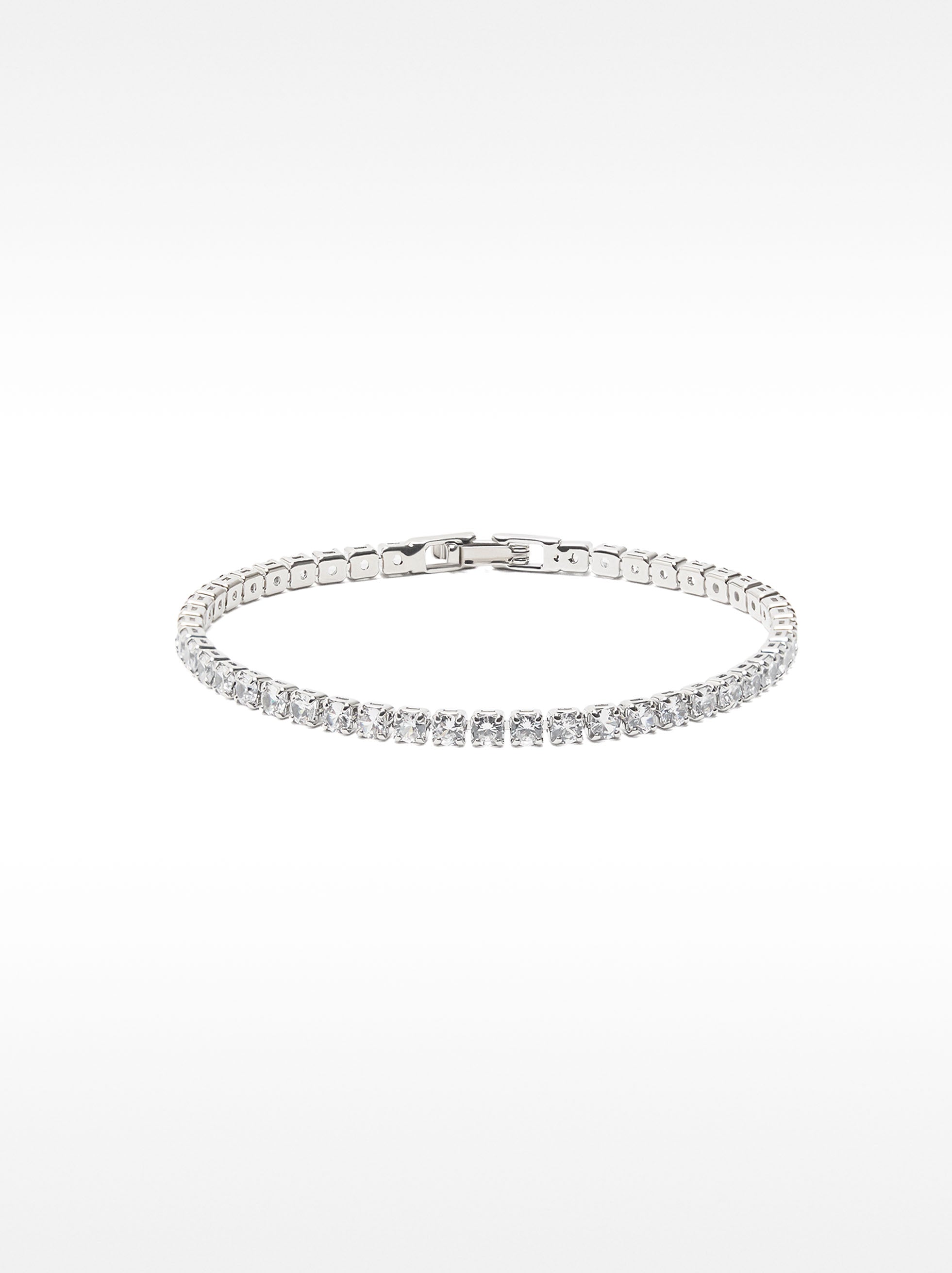 Set De Collar Y Pulsera Con Circonitas