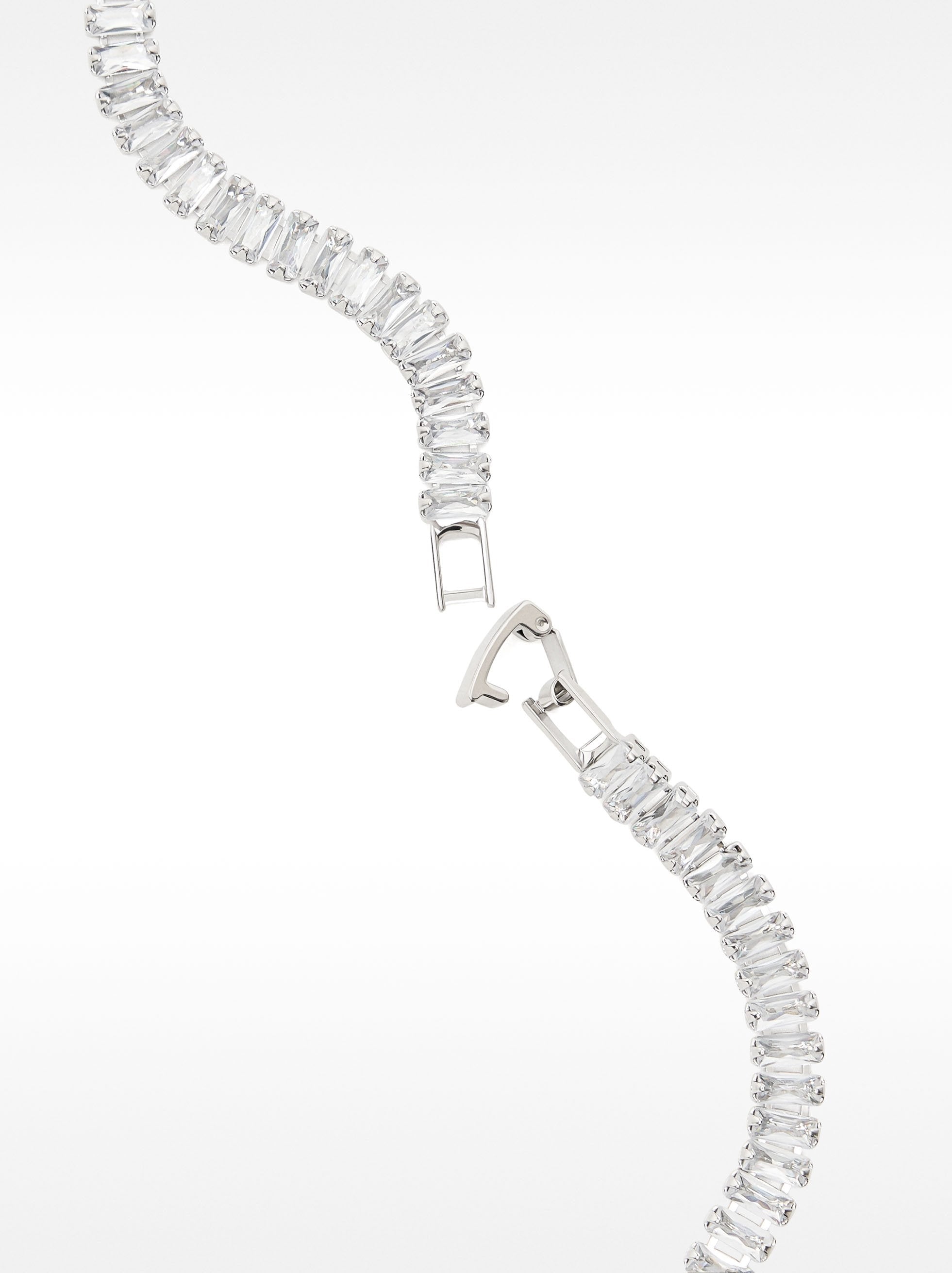 Set De Collar Y Pendientes Con Circonitas