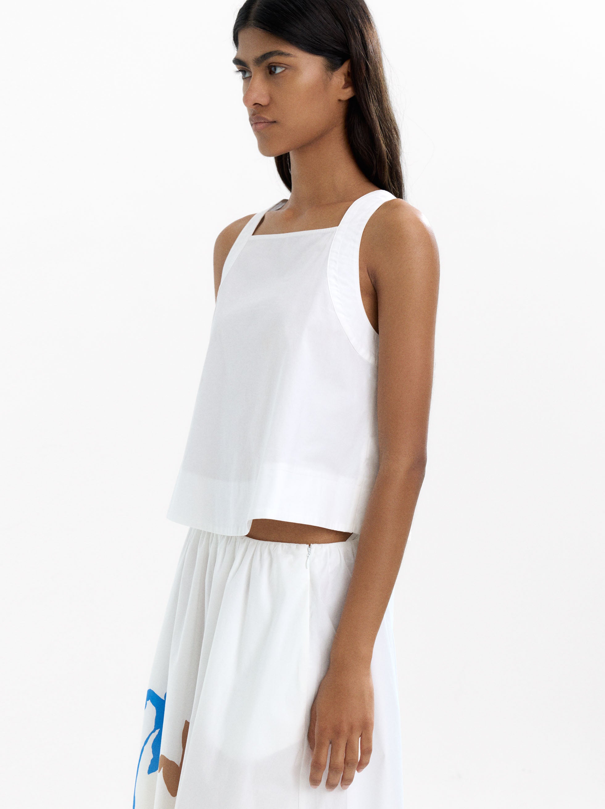 Top De Tirantes De Algodón