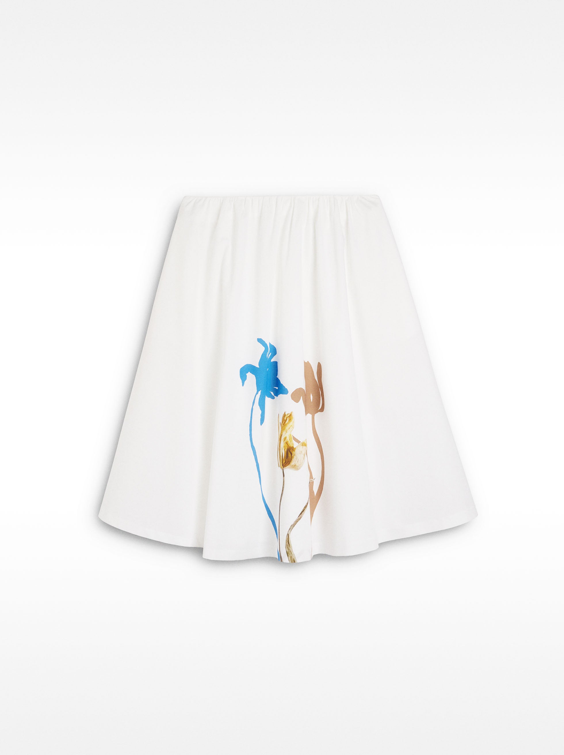 Falda Midi Con Estampado