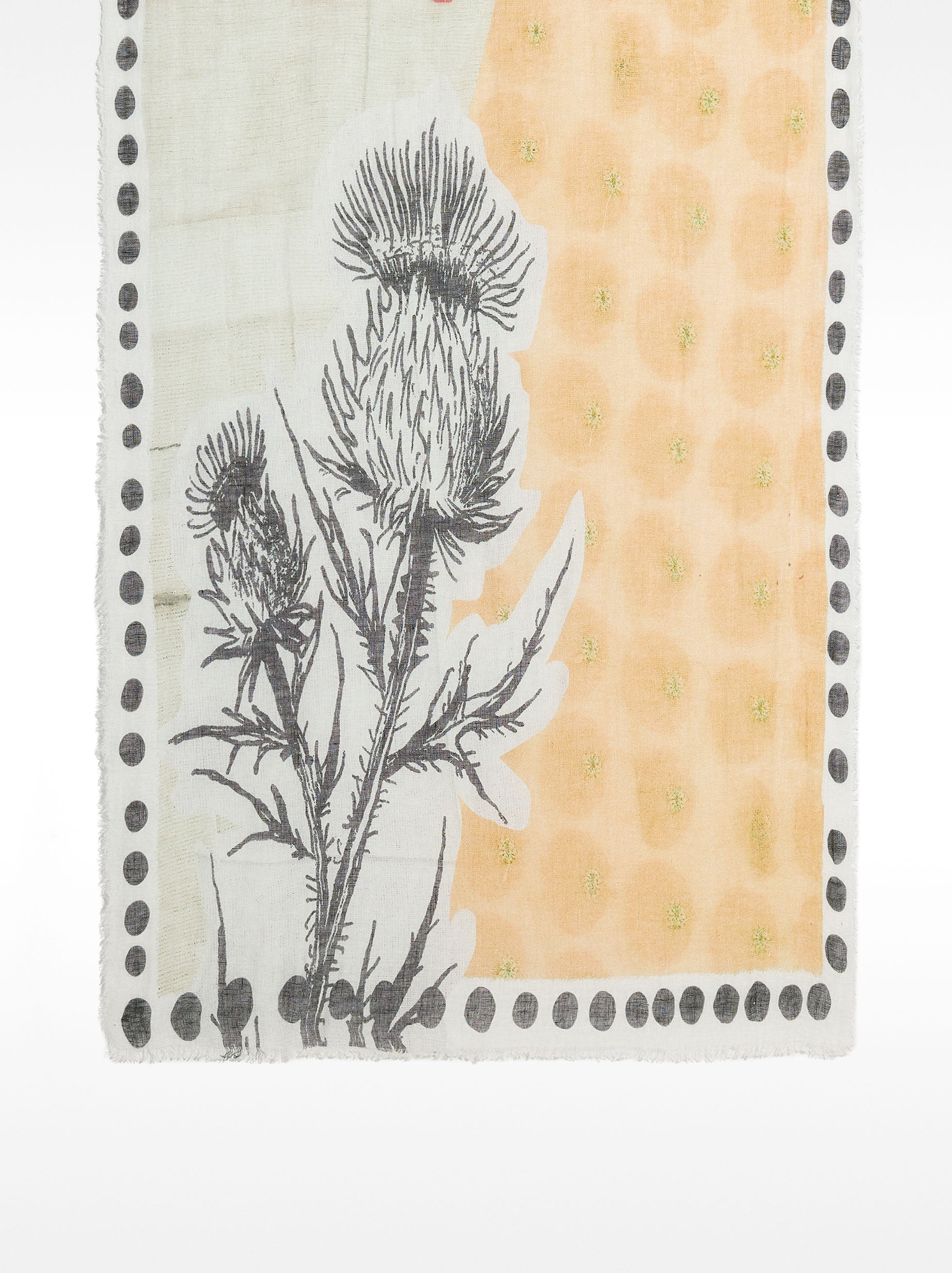 Pañuelo Estampado 100 % Lino