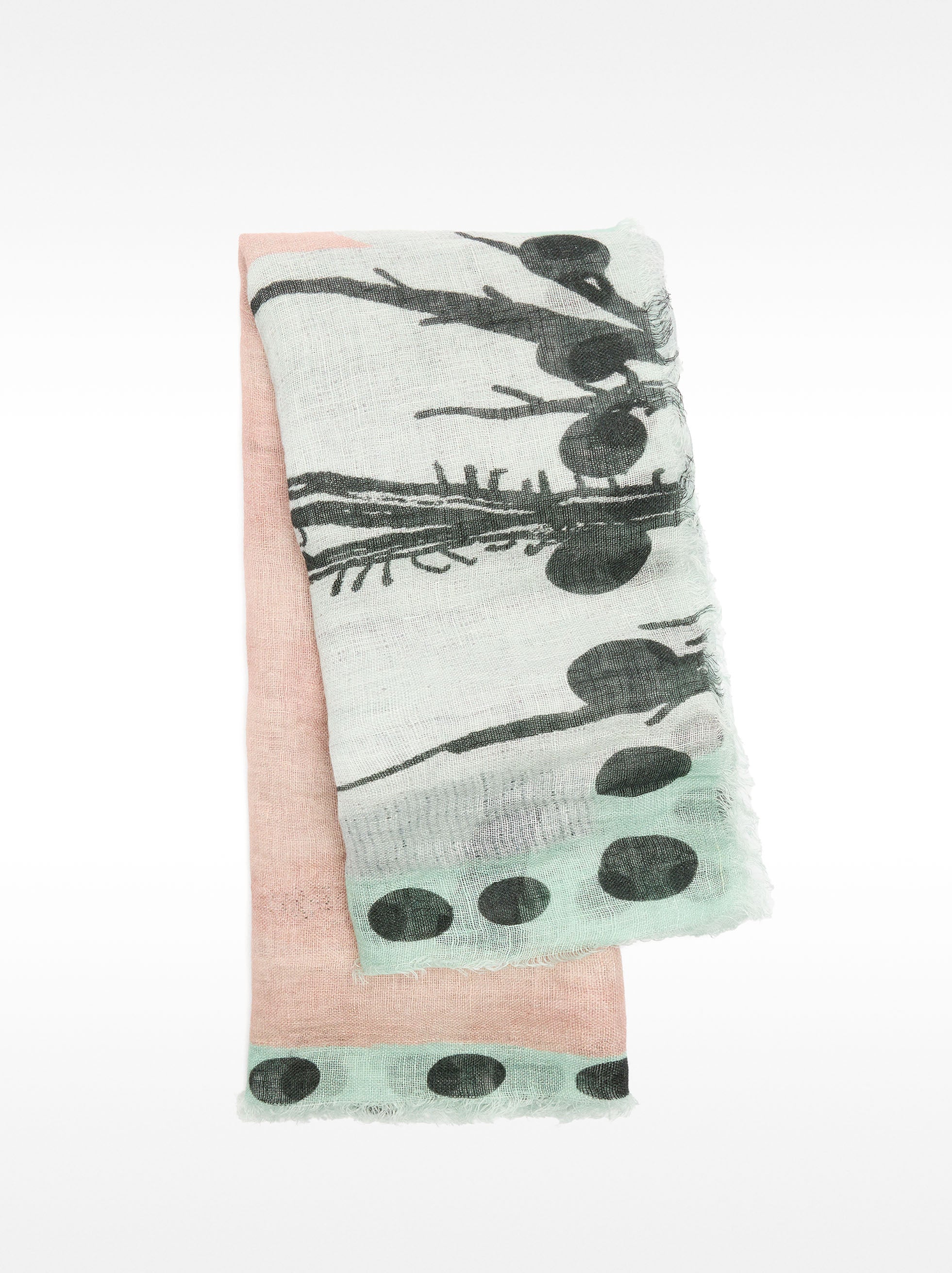 Pañuelo Estampado 100 % Lino