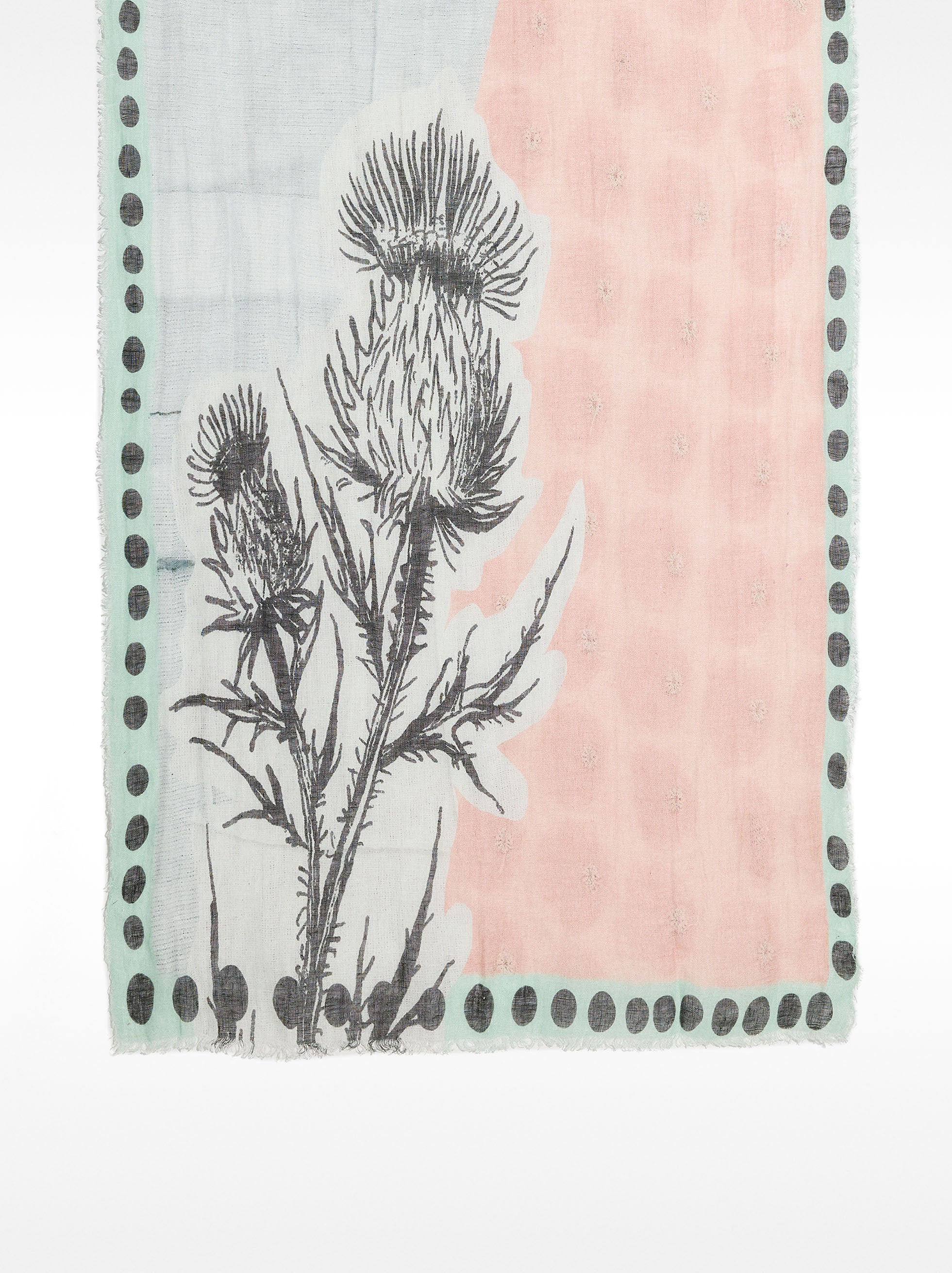 Pañuelo Estampado 100 % Lino