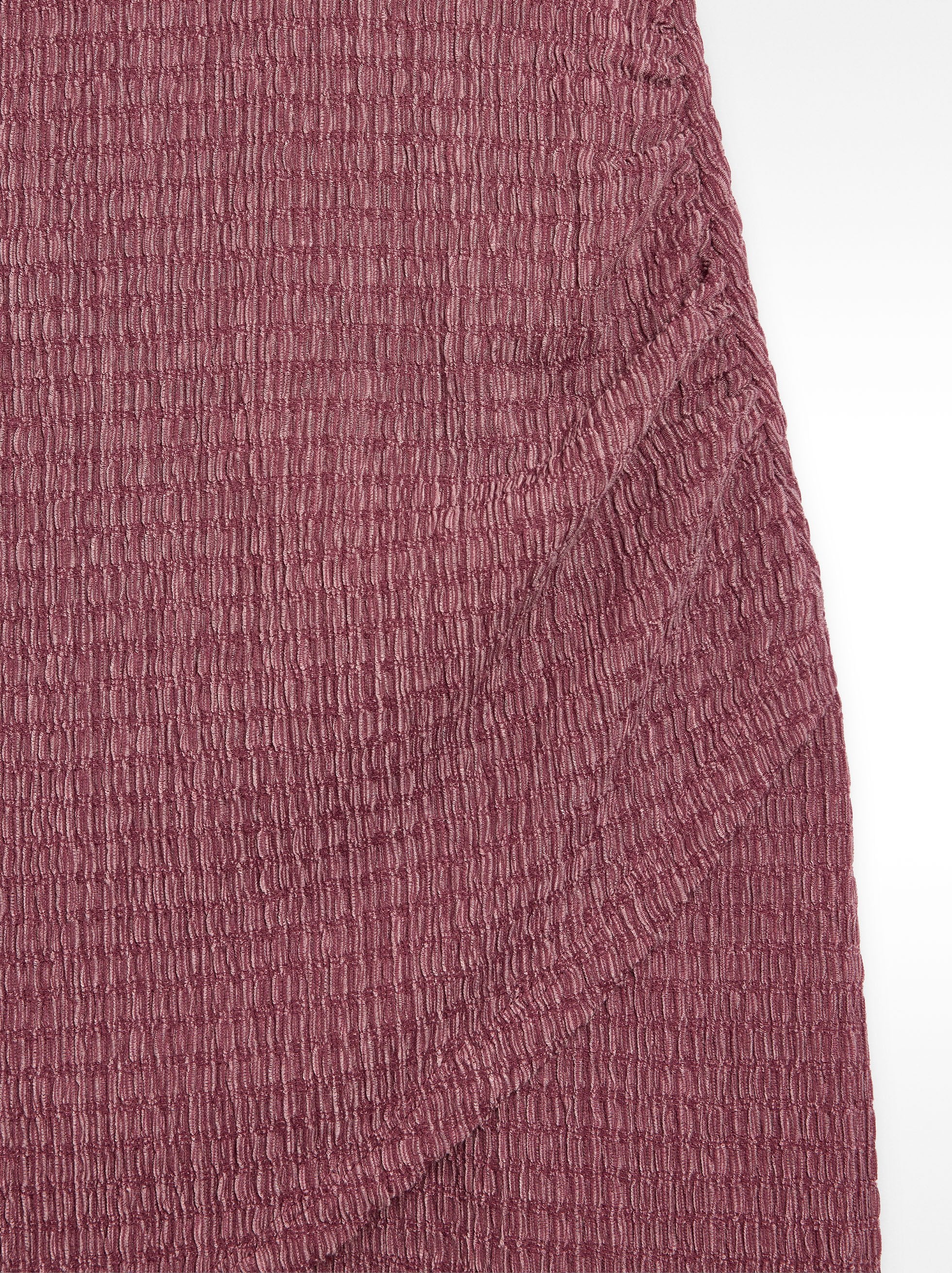 Vestido Corto Con Drapeado