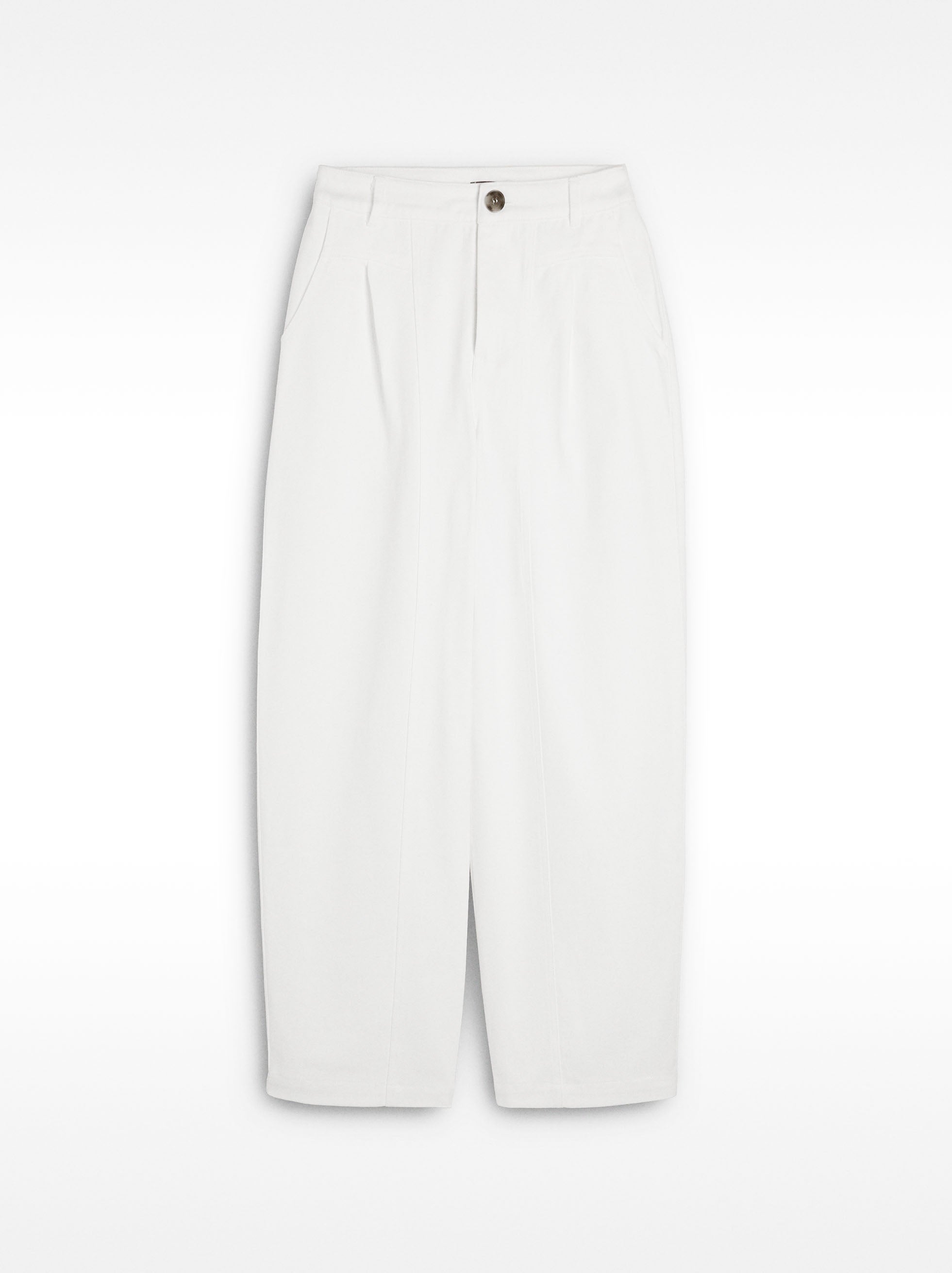 Pantalón 100% Algodón Con Pinzas