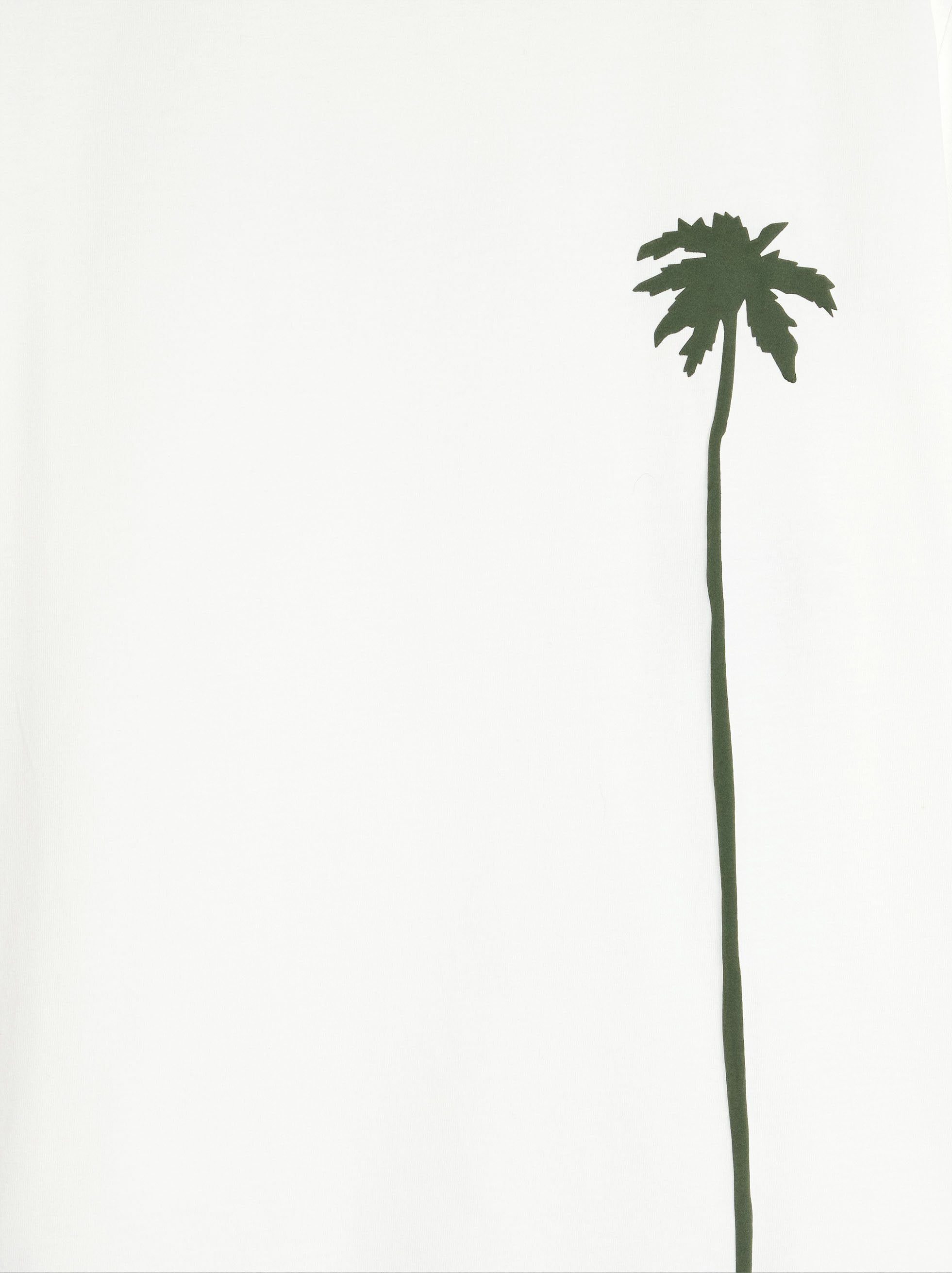 Camiseta 100% Algodón Estampado De Palmeras