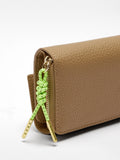 Cartera Com Solapa Y Cierre De Cremallera