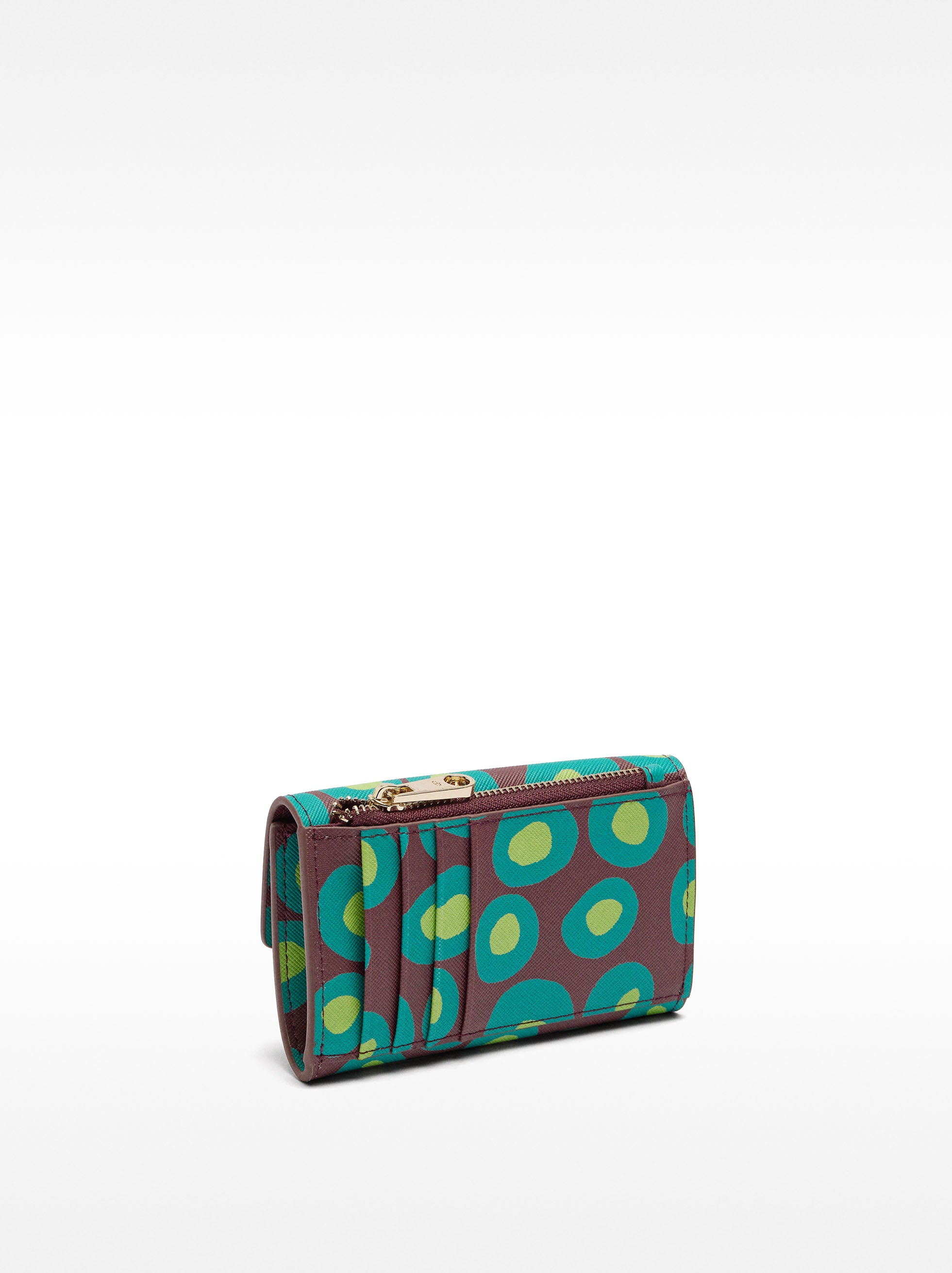 Tarjetero Estampado Con Textura