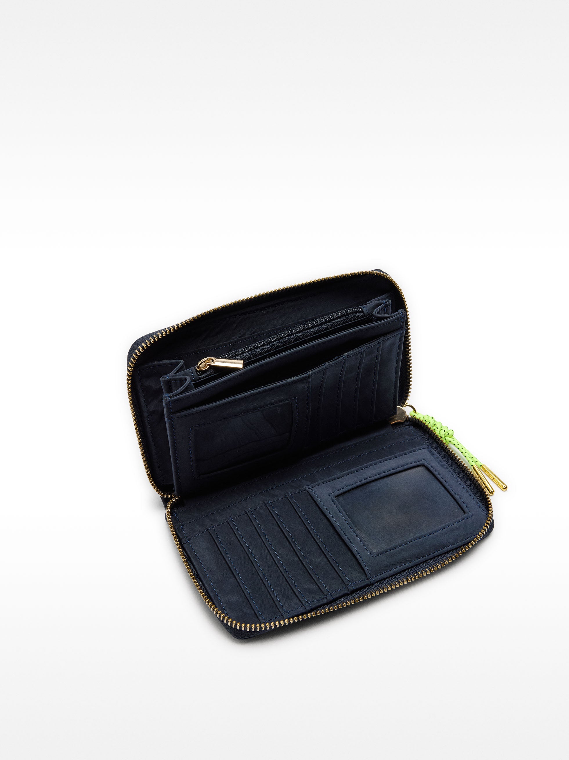 Cartera De Nylon Con Cremallera