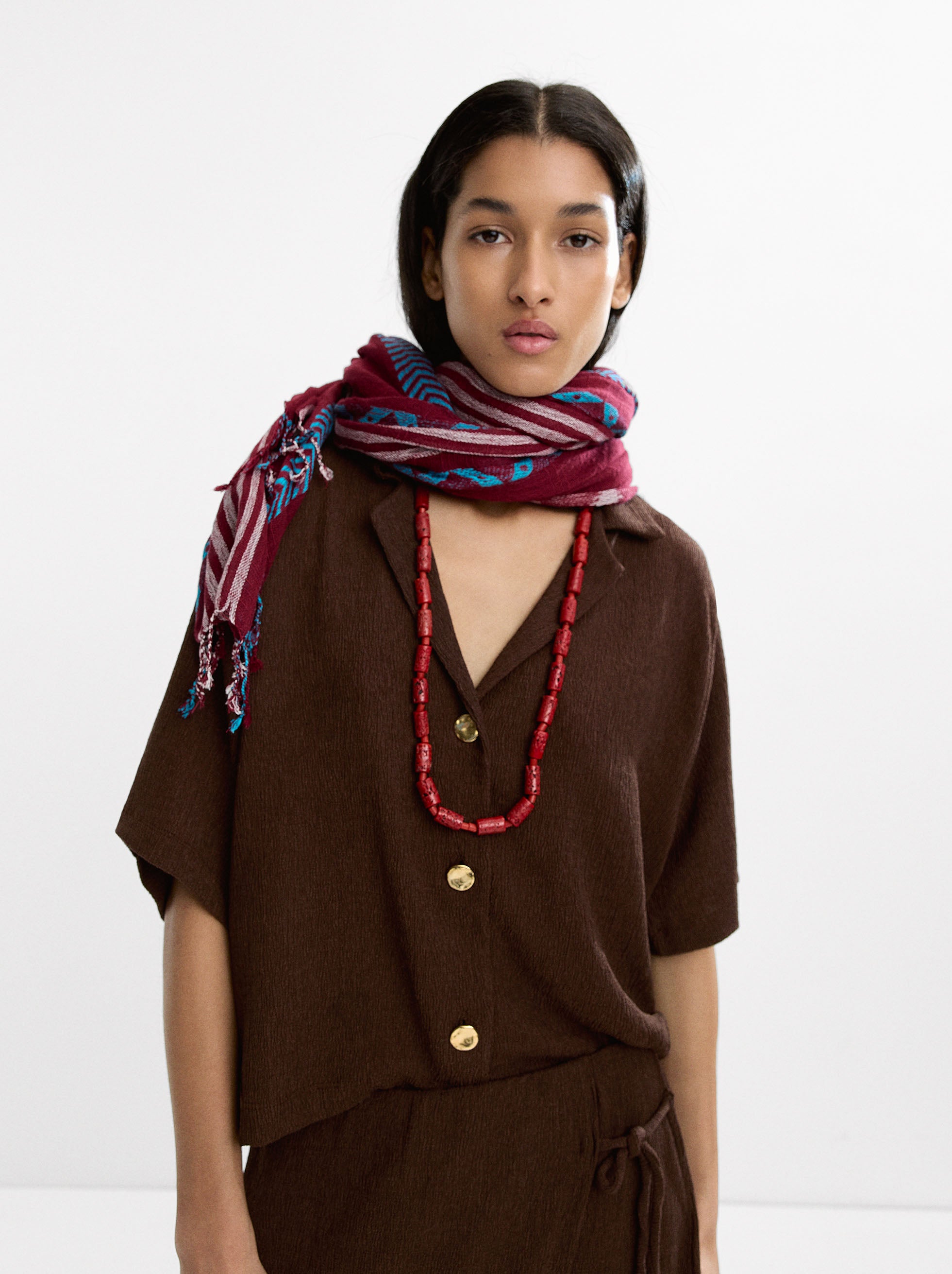 Pañuelo De Algodón Estampado