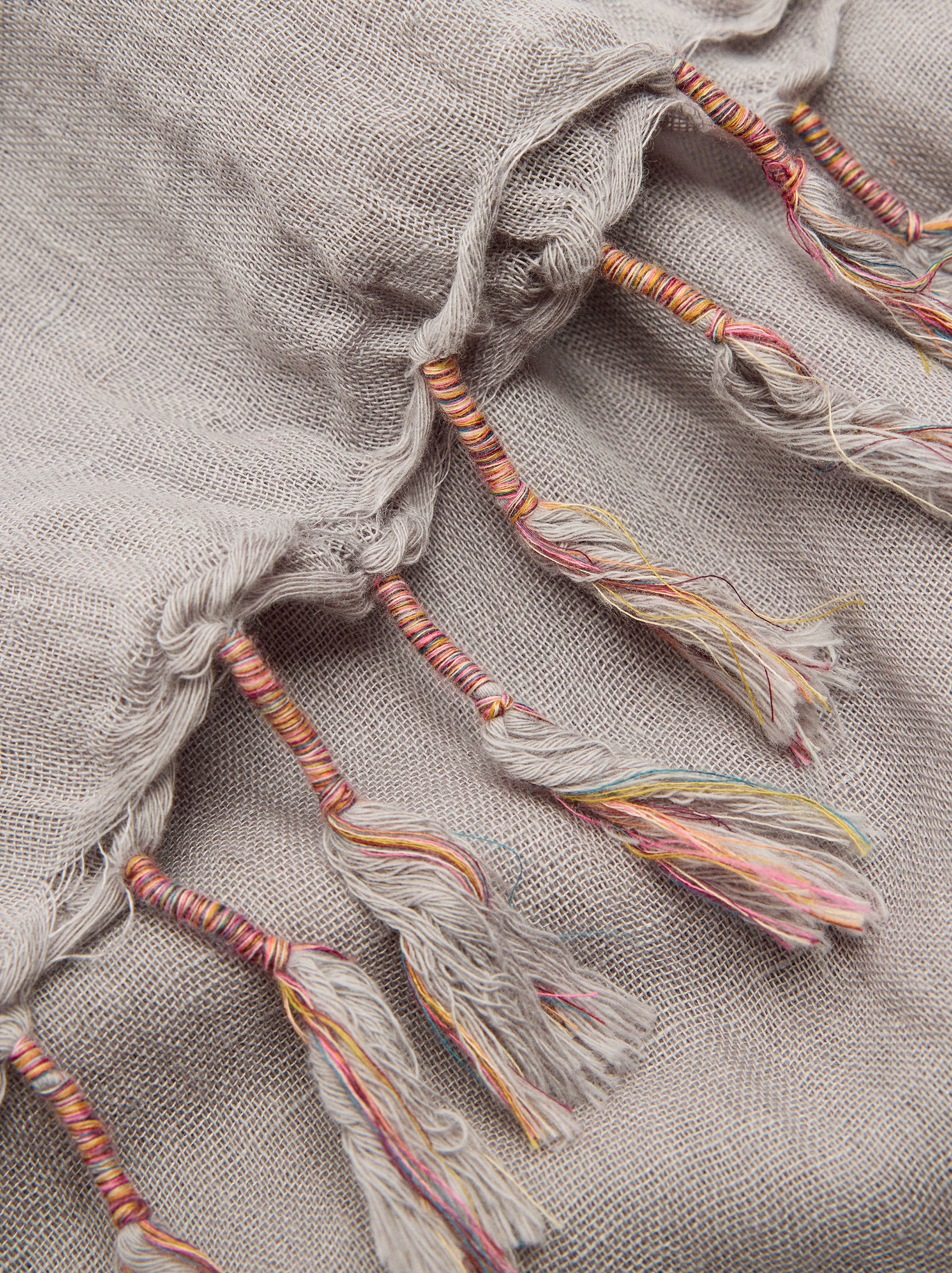 Pashmina Con Algodón Y Lino