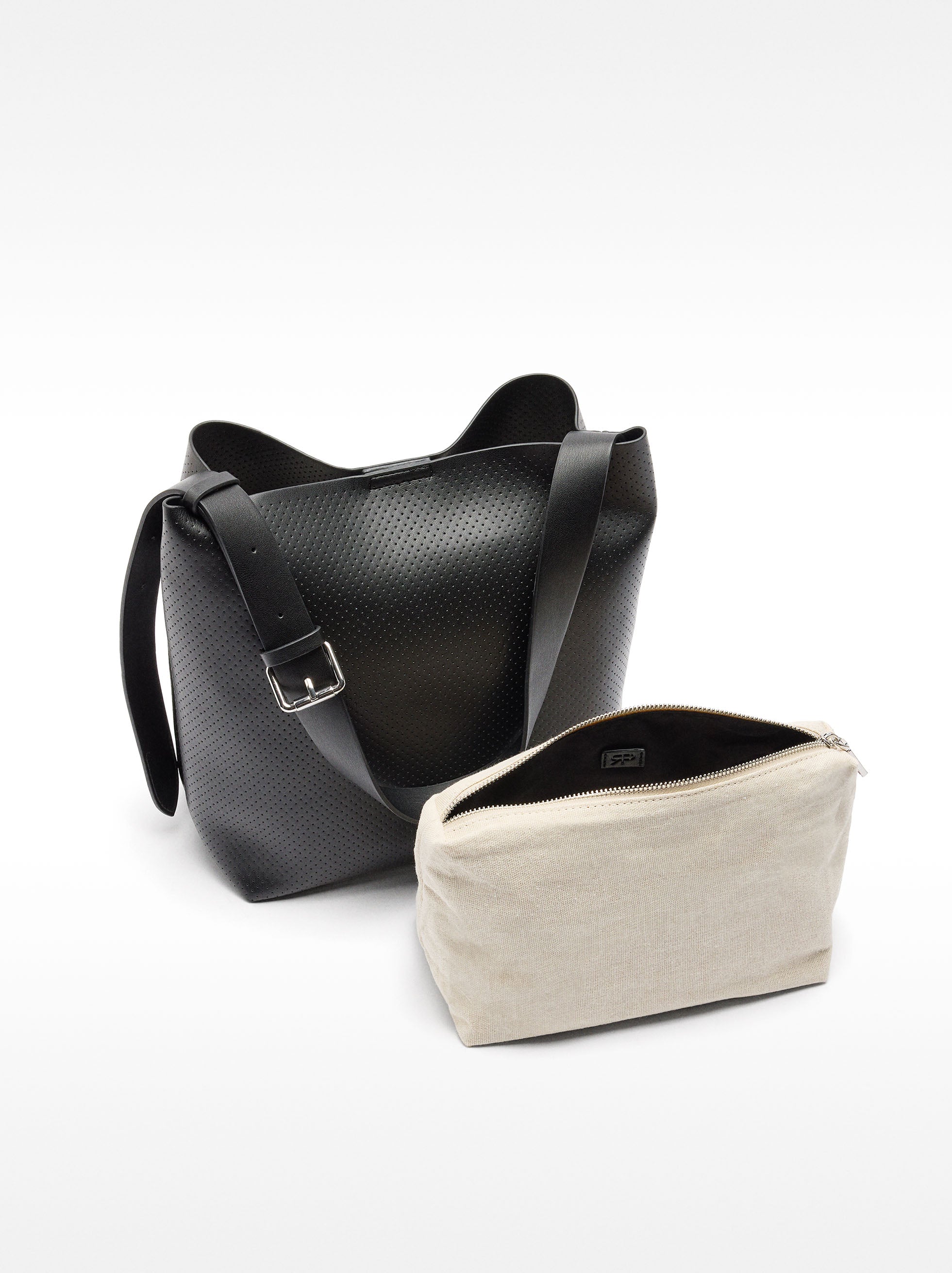 Bolso De Hombro Con Textura