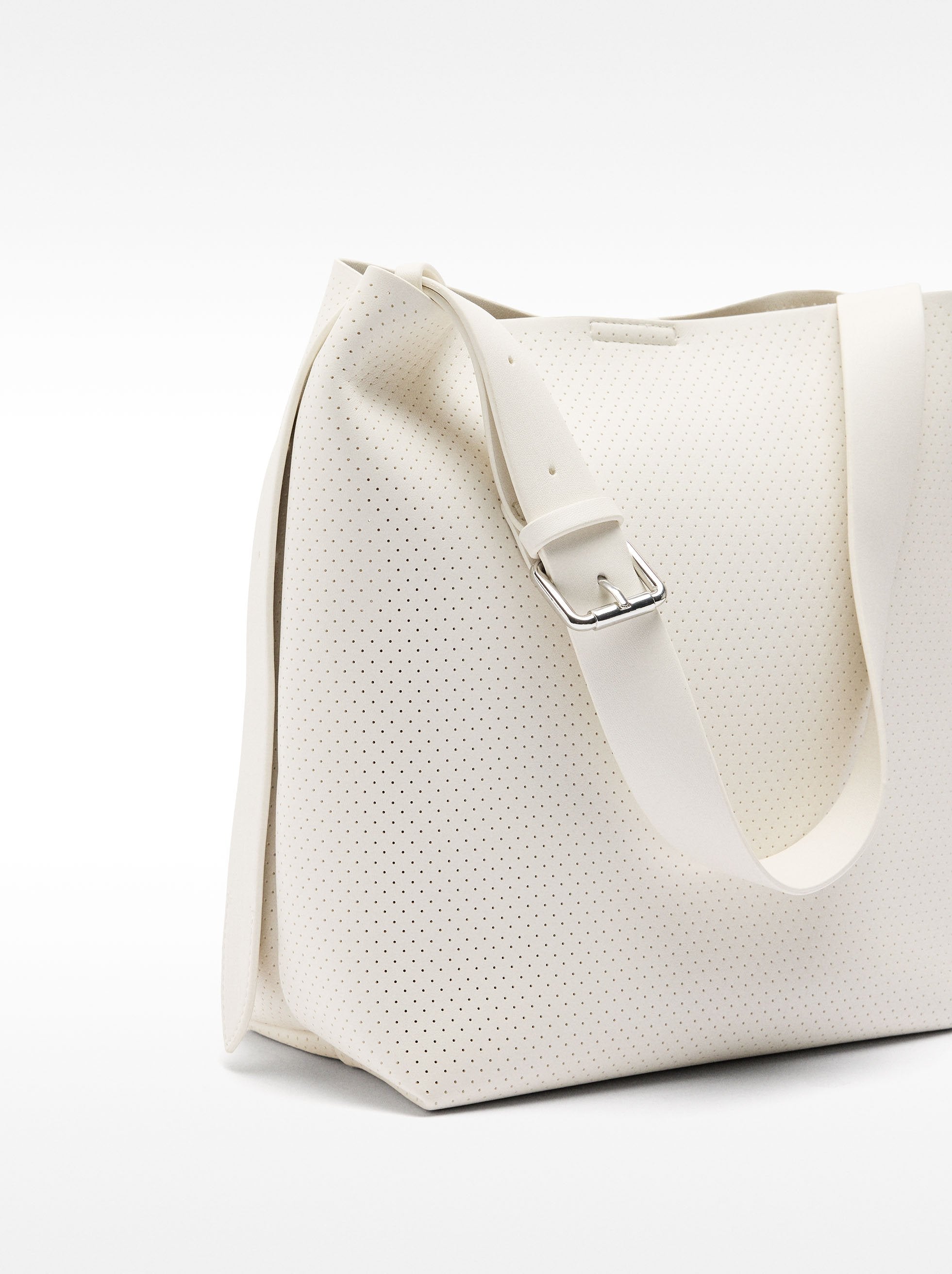 Bolso De Hombro Con Textura