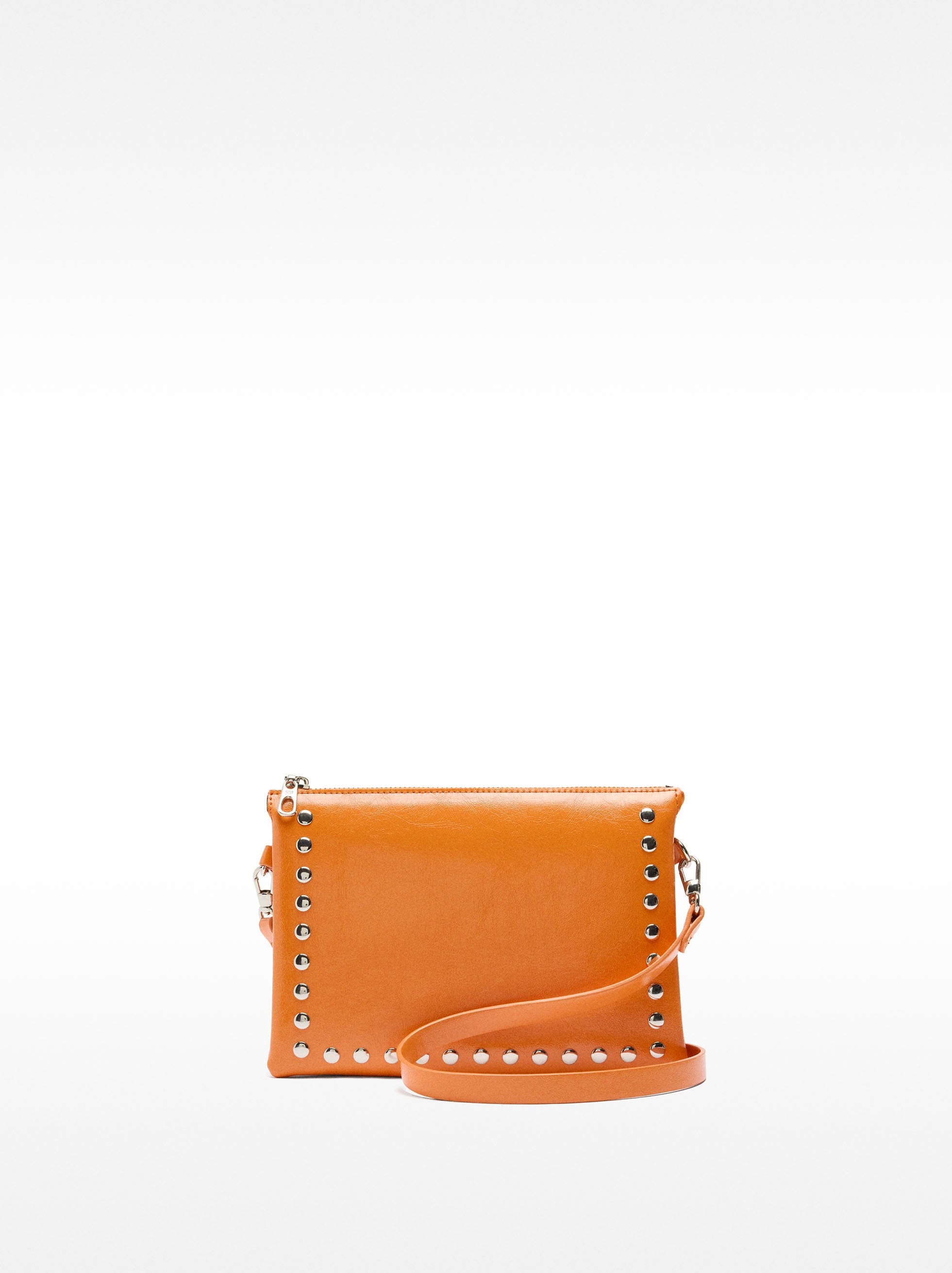 Bolso Bandolera Doble Con Tachuelas