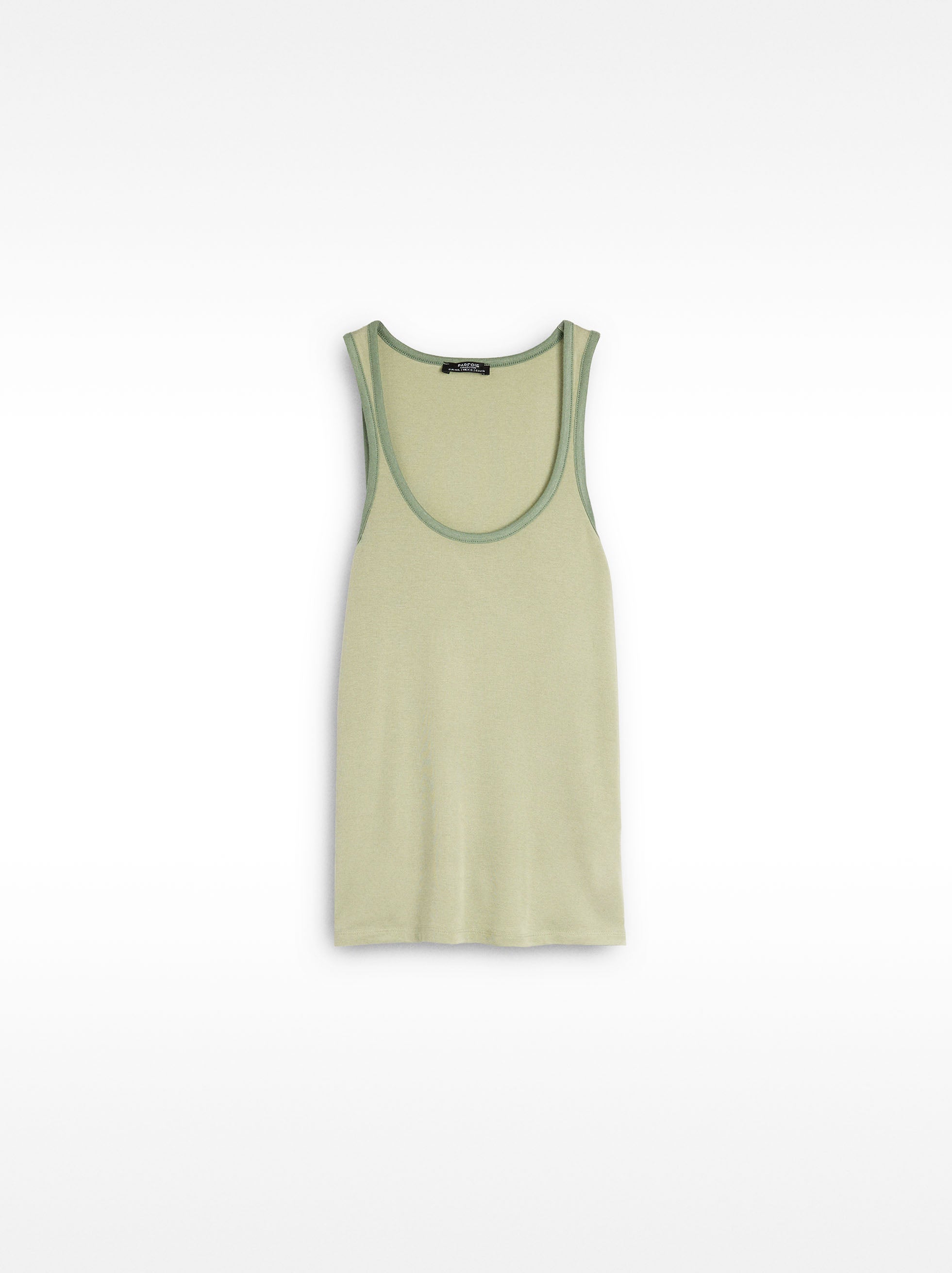 Top De Escote Redondo