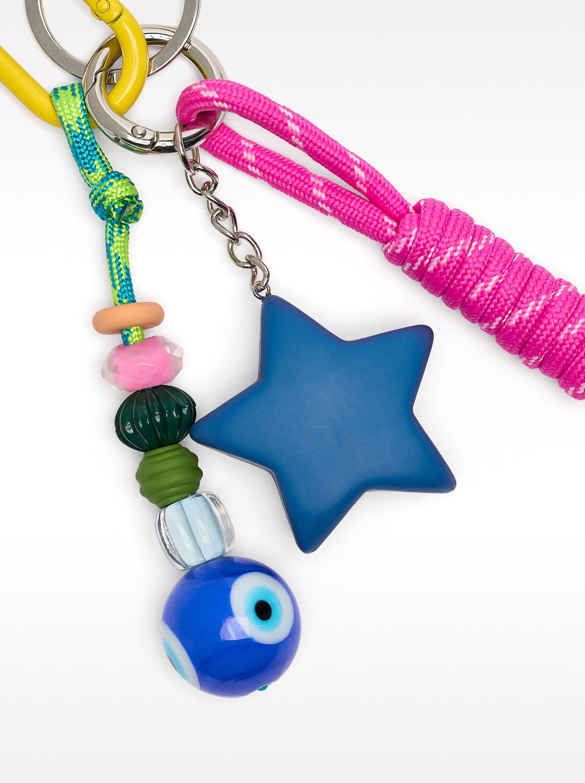 Llavero Charm Con Estrella Y Ojo
