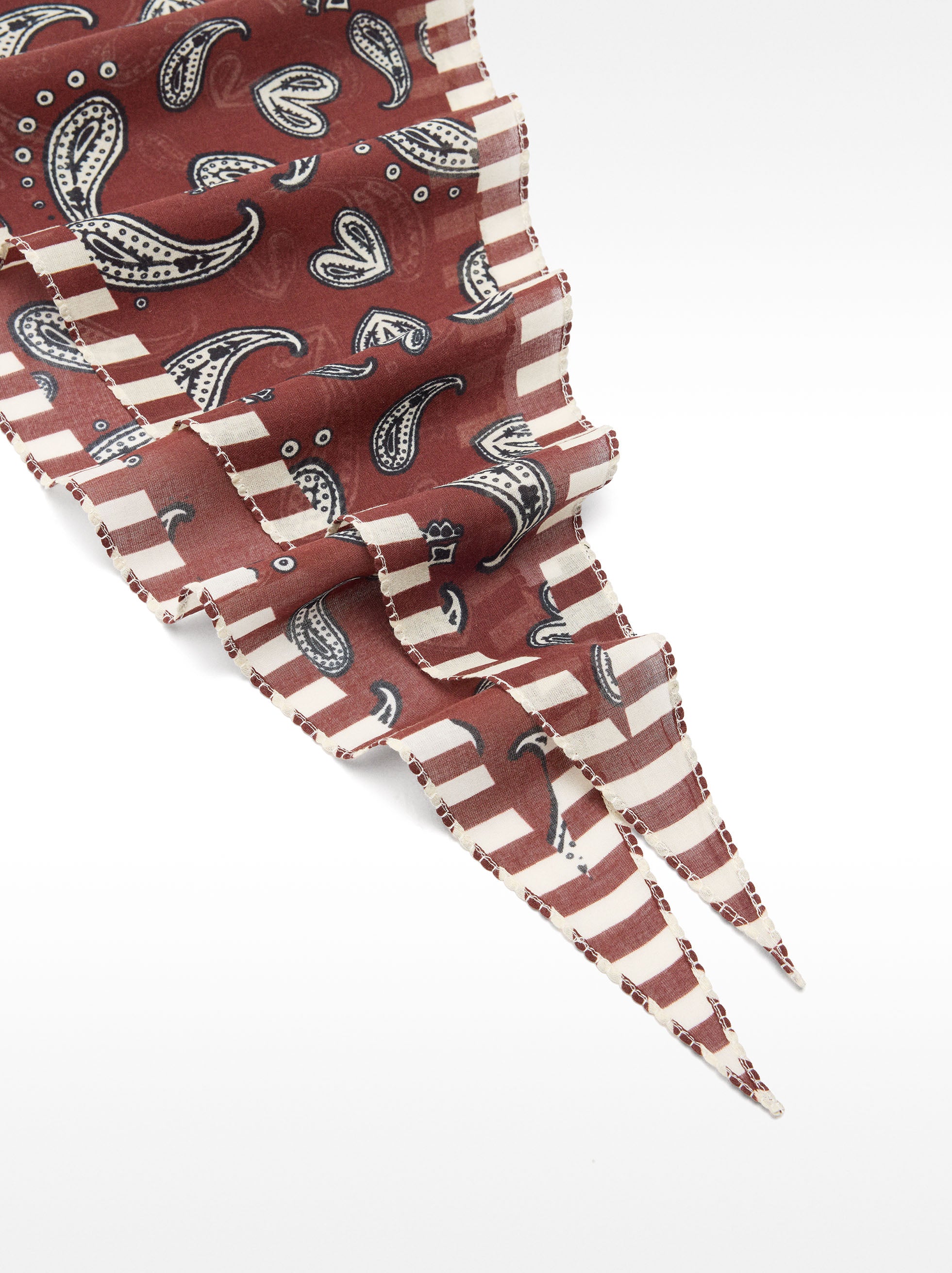 Bufanda Estampada De 100 % Algodón