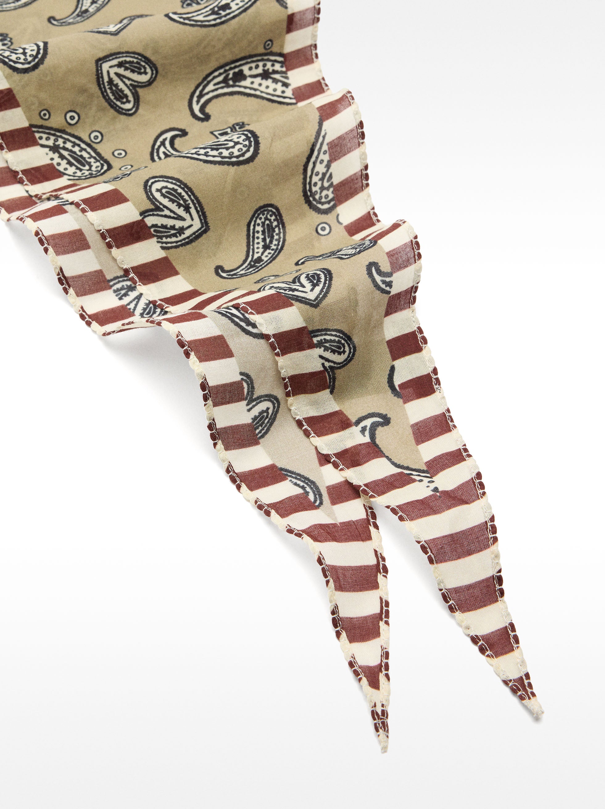 Bufanda Estampada De 100 % Algodón