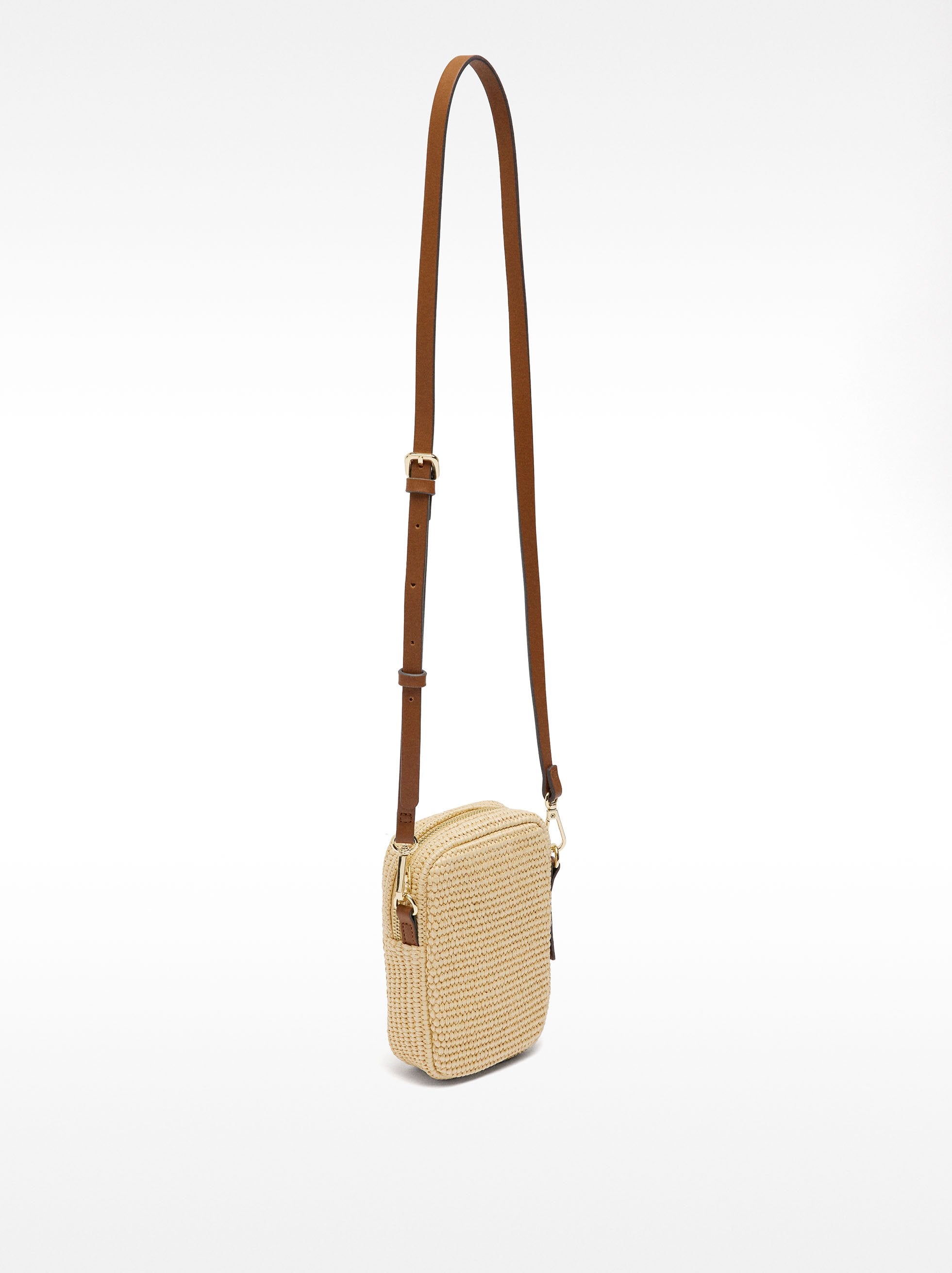 Bolso Para Móvil Efecto Rafia