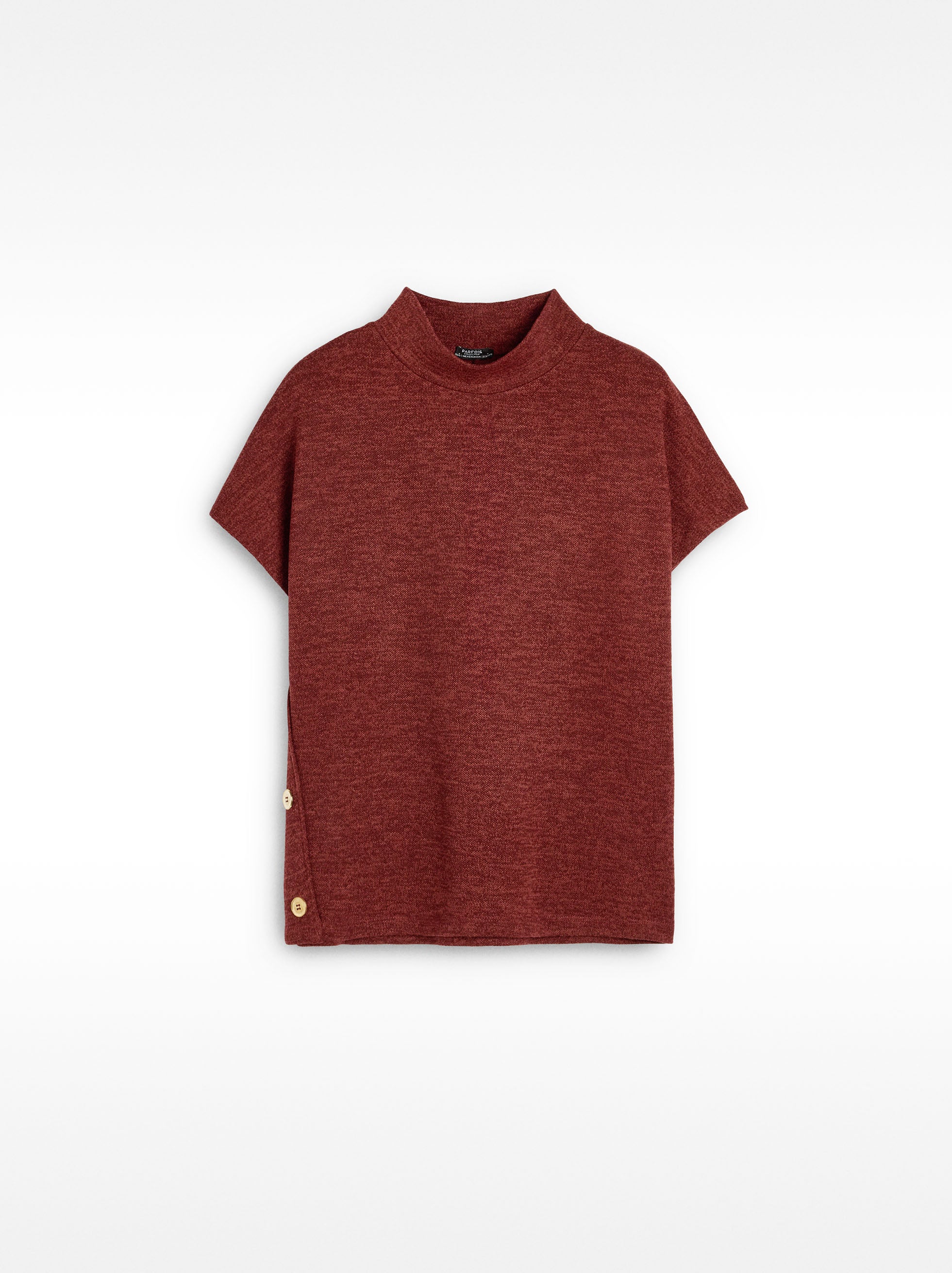 Camiseta Con Botones Laterales