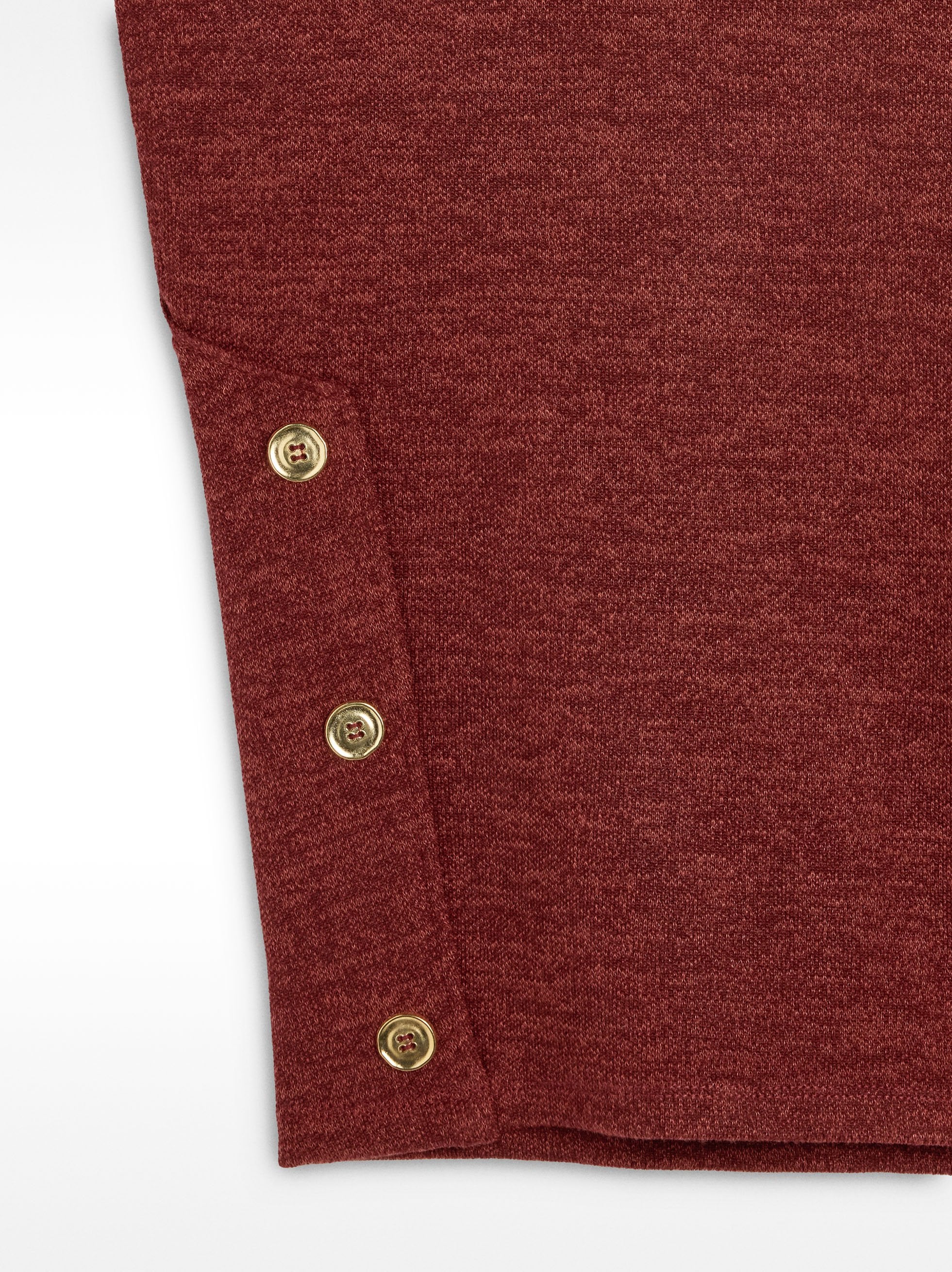 Camiseta Con Botones Laterales
