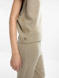 Camiseta Con Botones Laterales
