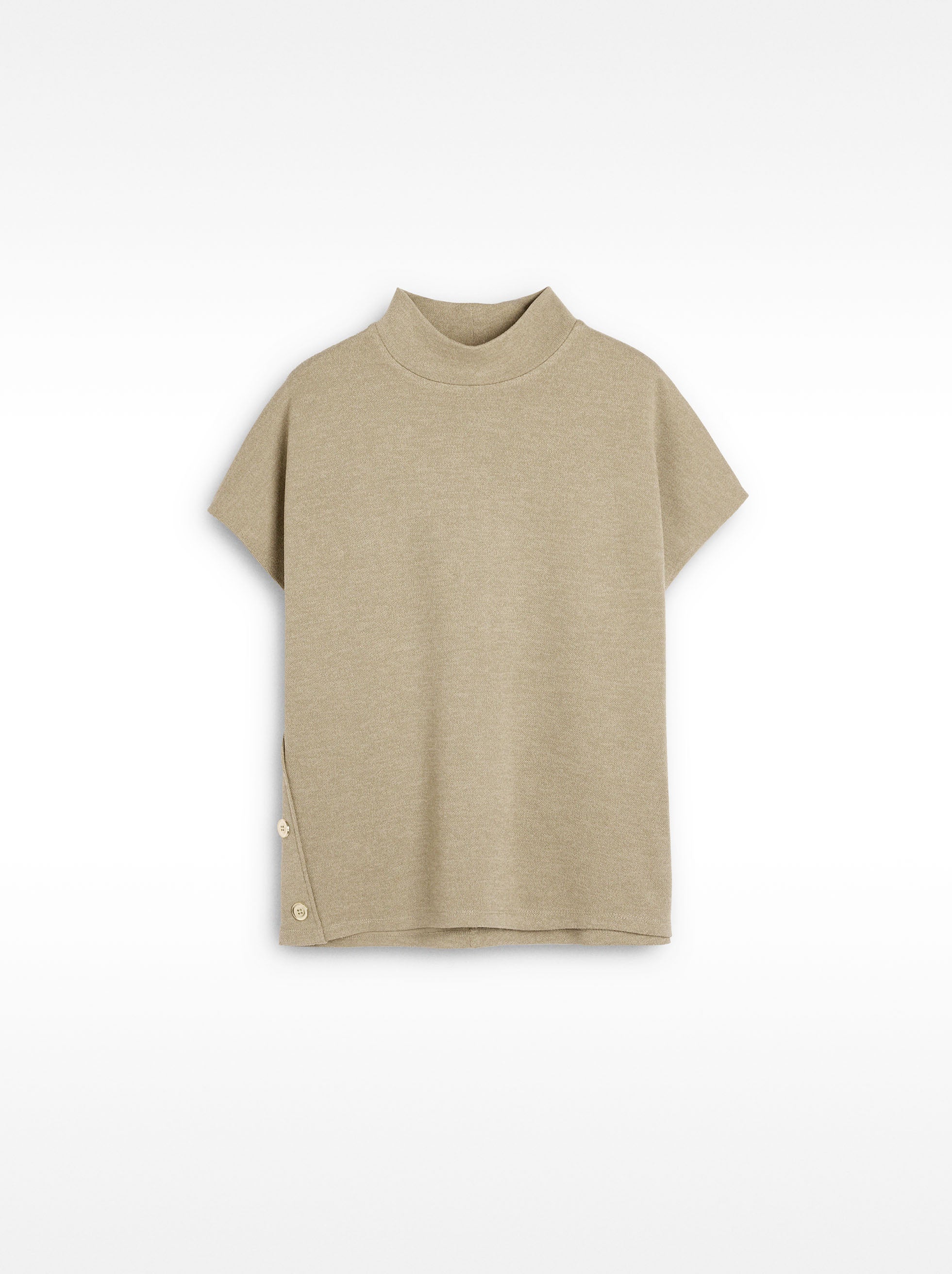 Camiseta Con Botones Laterales