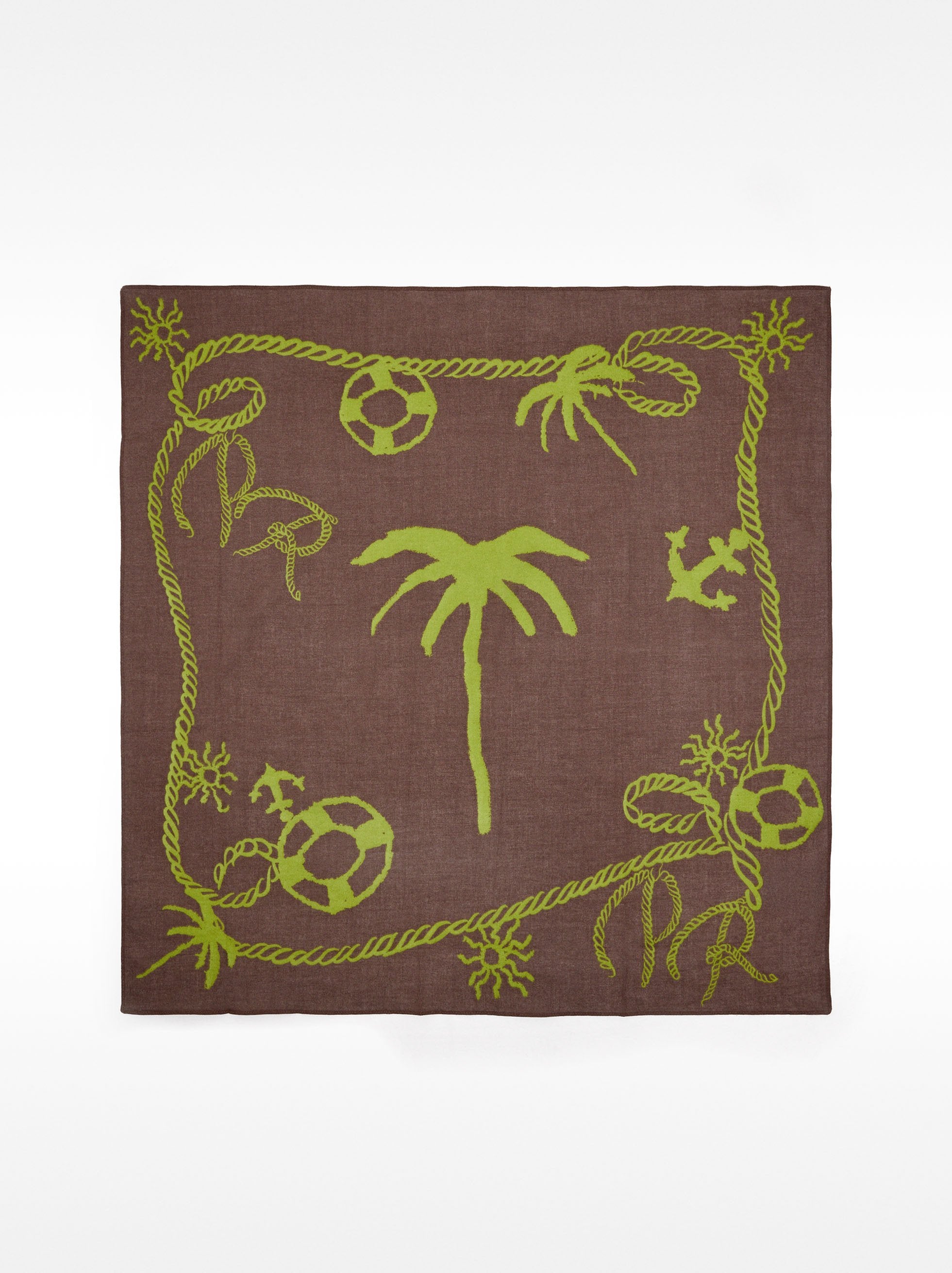 Pañuelo Cuadrado Estampado 100% Algodón