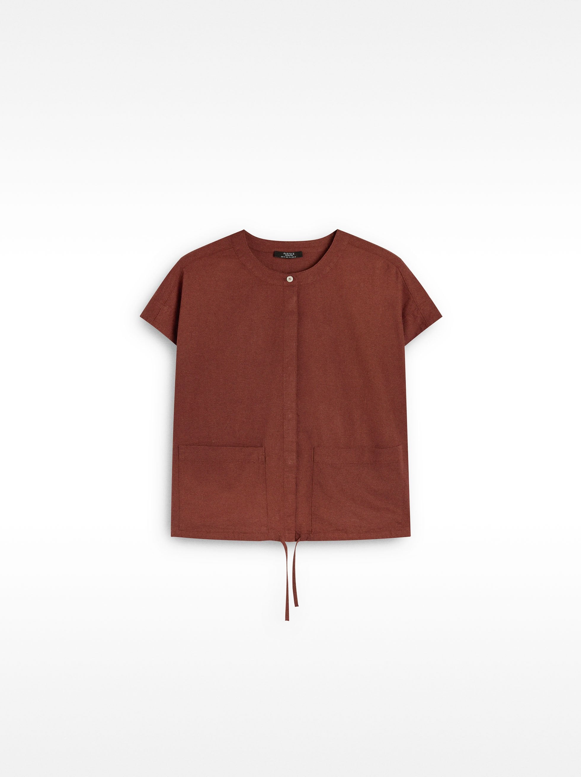 Camisa Manga Corta De Lino