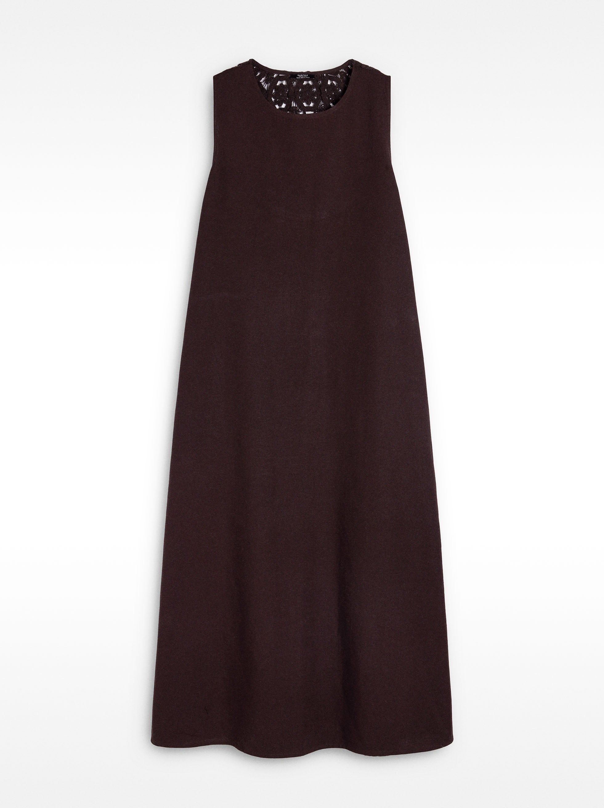 Vestido De Algodón Y Lino