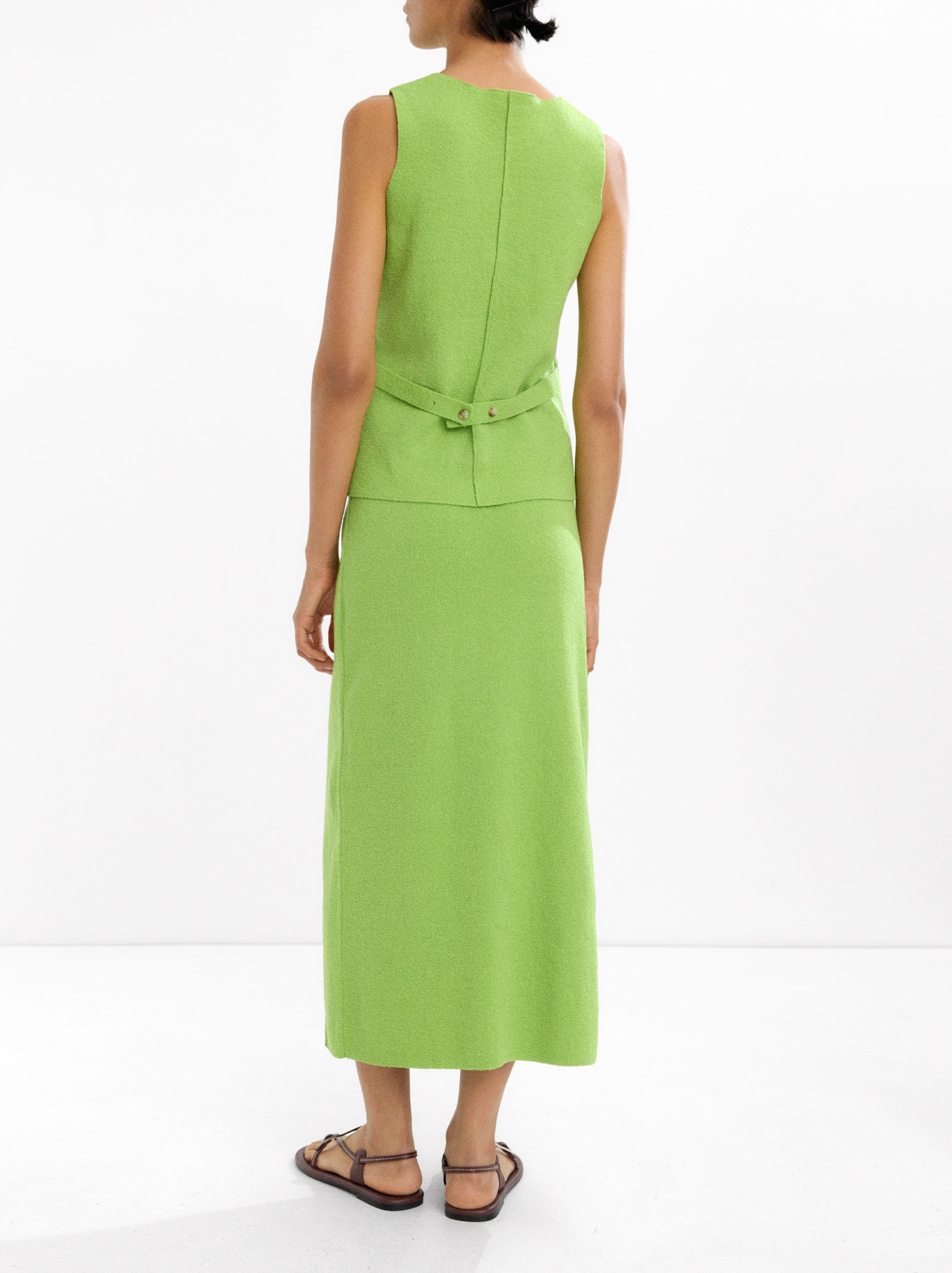 Falda Larga Con Cruzado