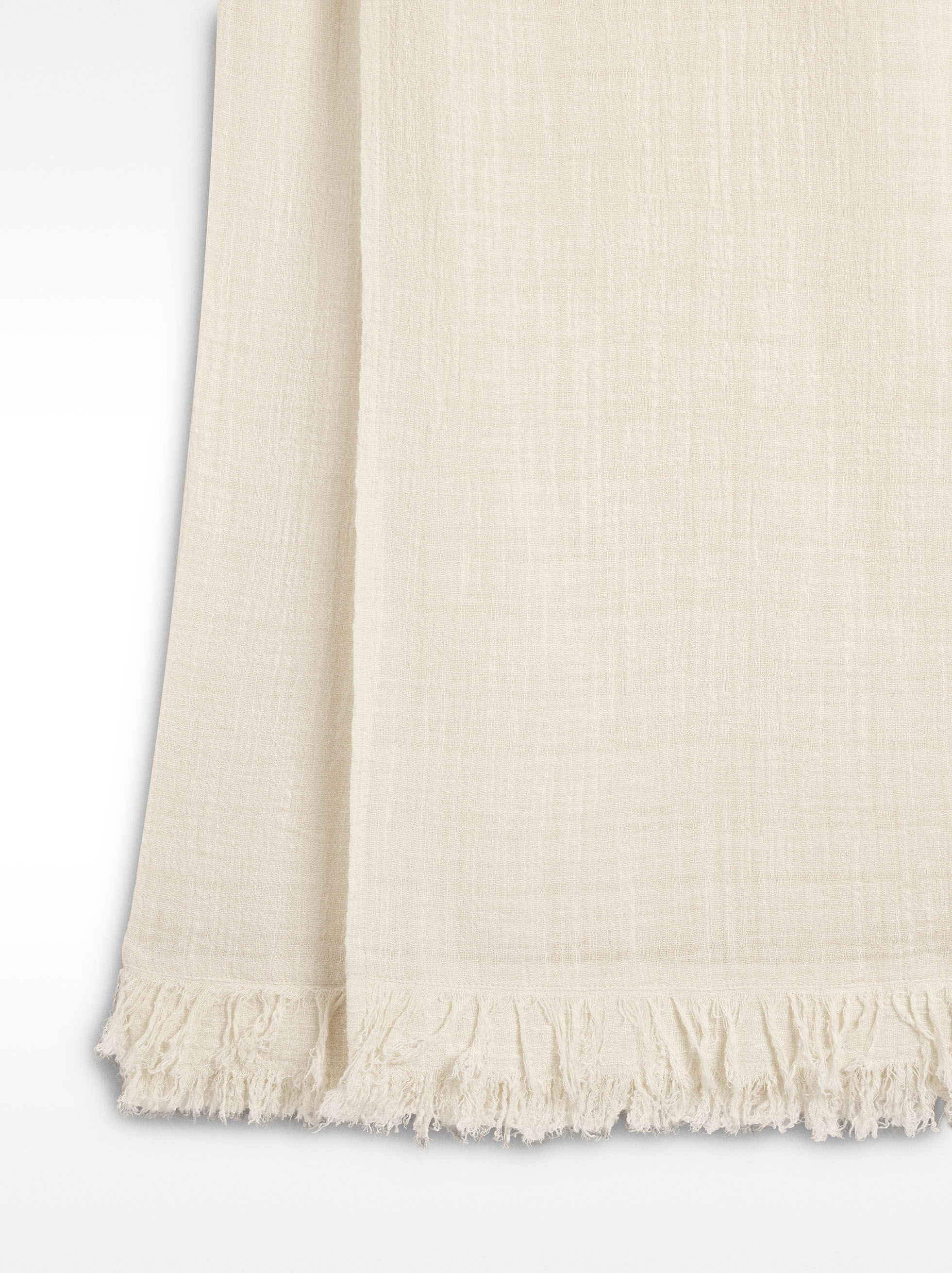 Falda Larga Mezcla De Lino