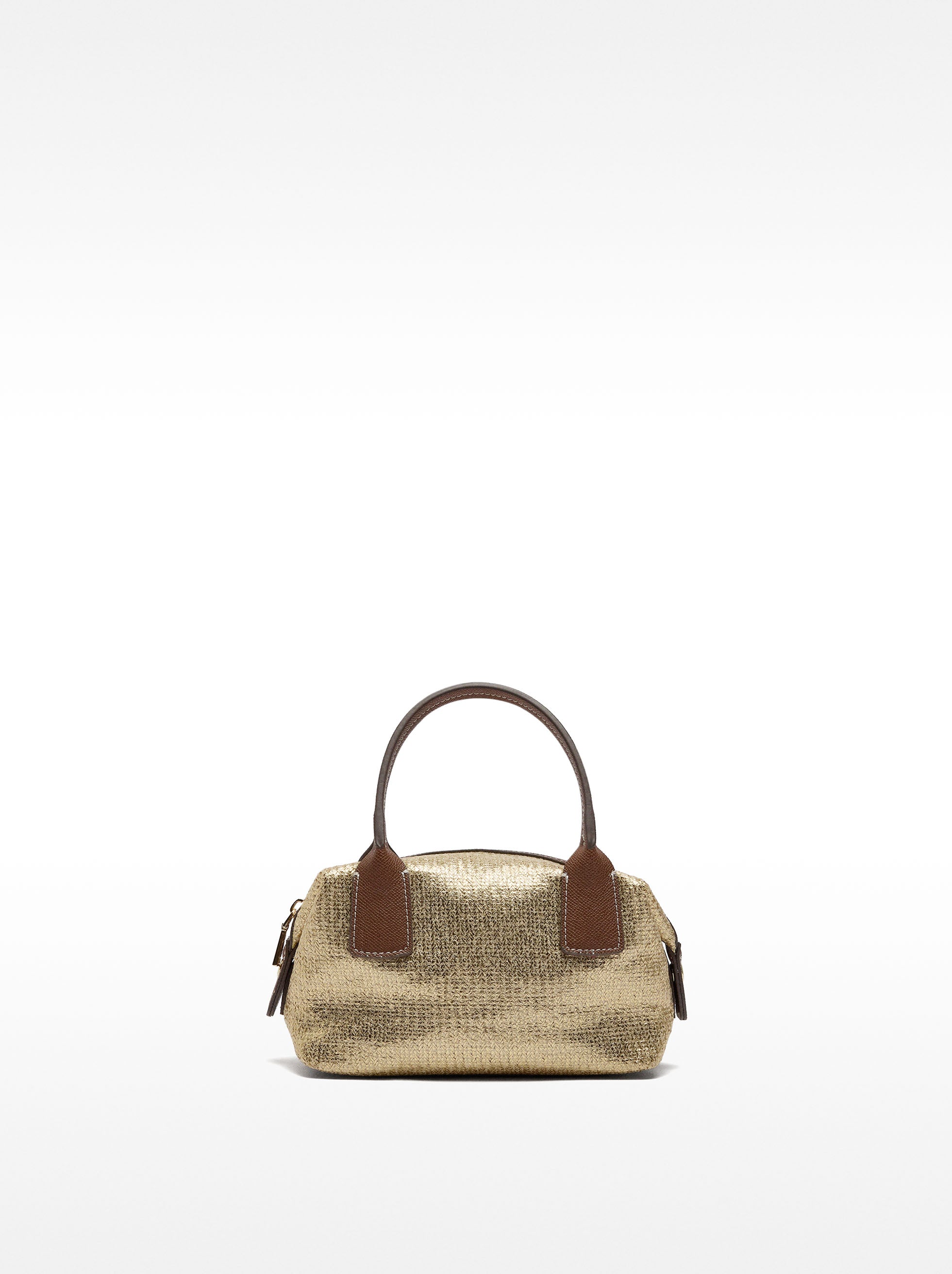 Bolso Tote Efecto Rafia Con Bandolera S