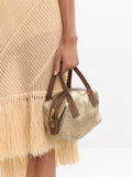 Bolso Tote Efecto Rafia Con Bandolera S