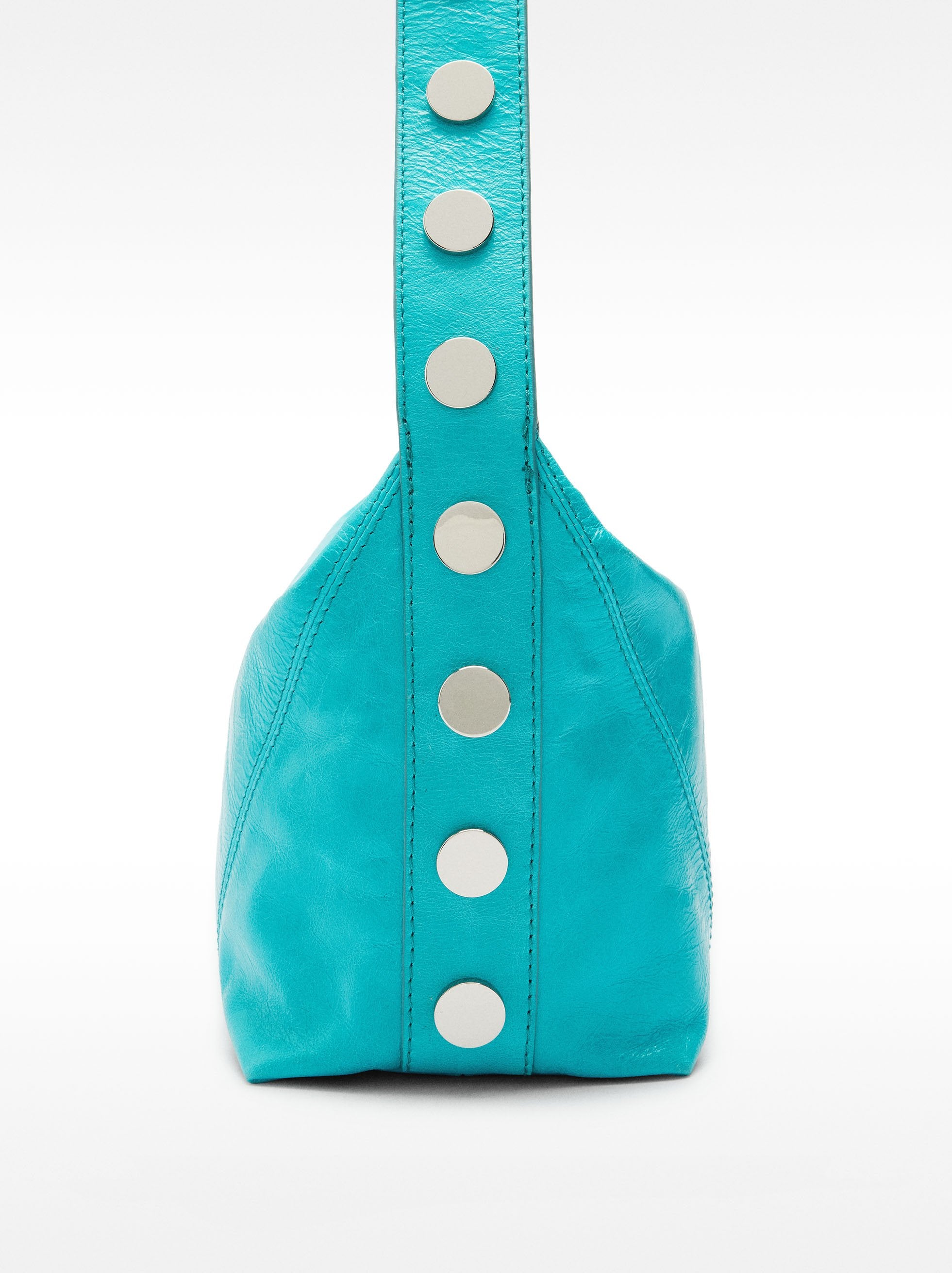 Bolso De Hombro De Piel