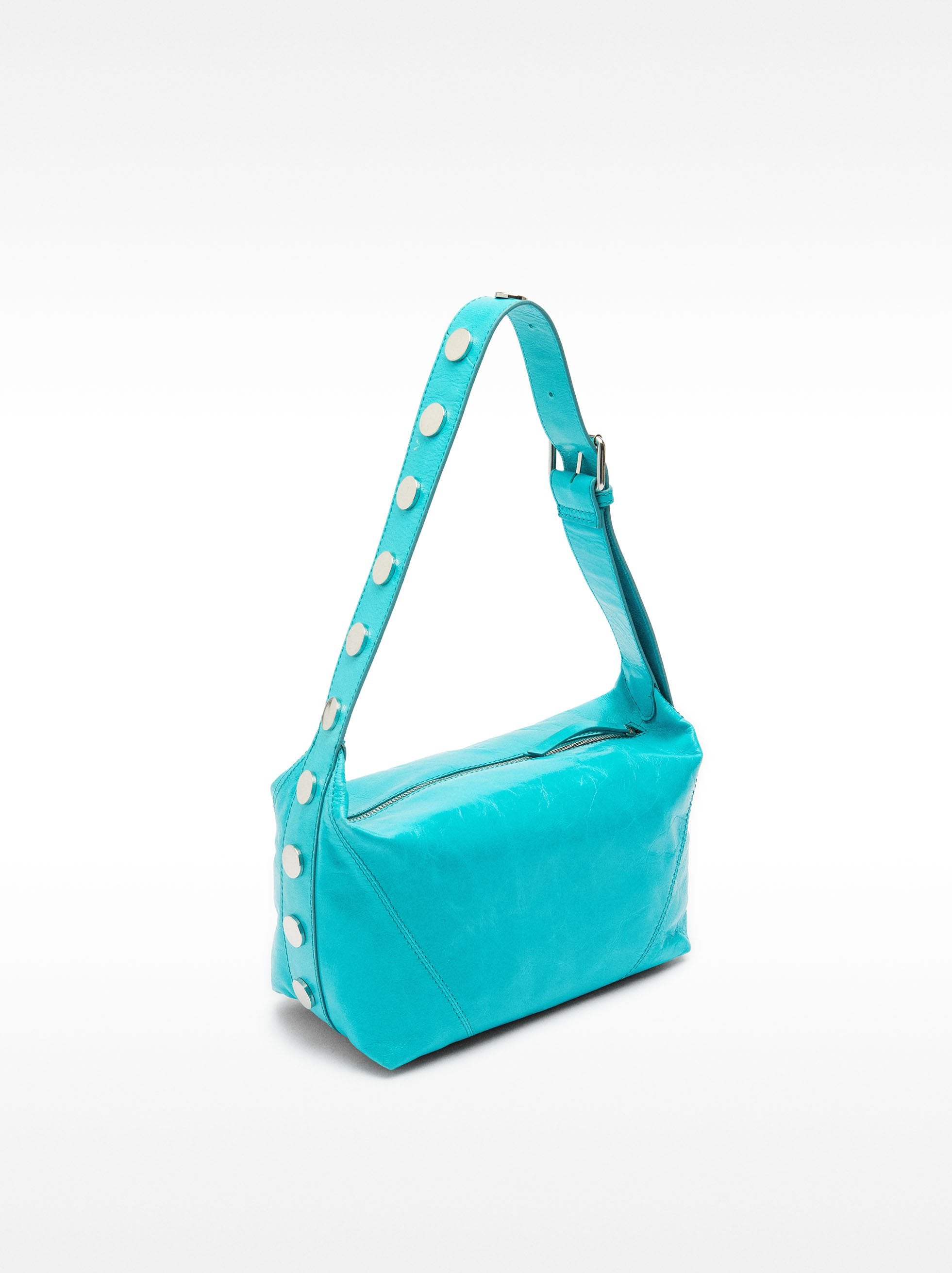 Bolso De Hombro De Piel