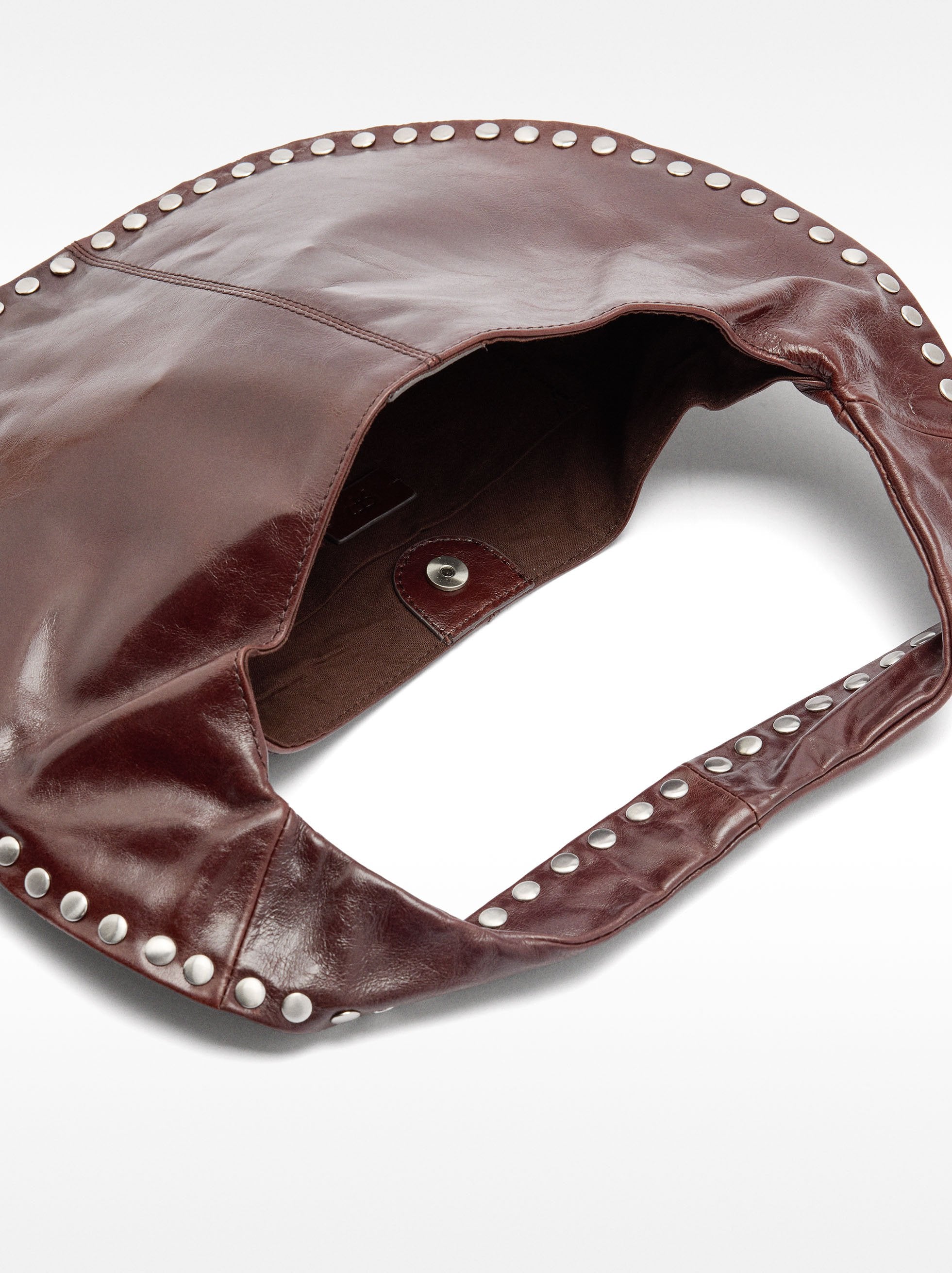 Bolso De Hombro Hobo De Piel