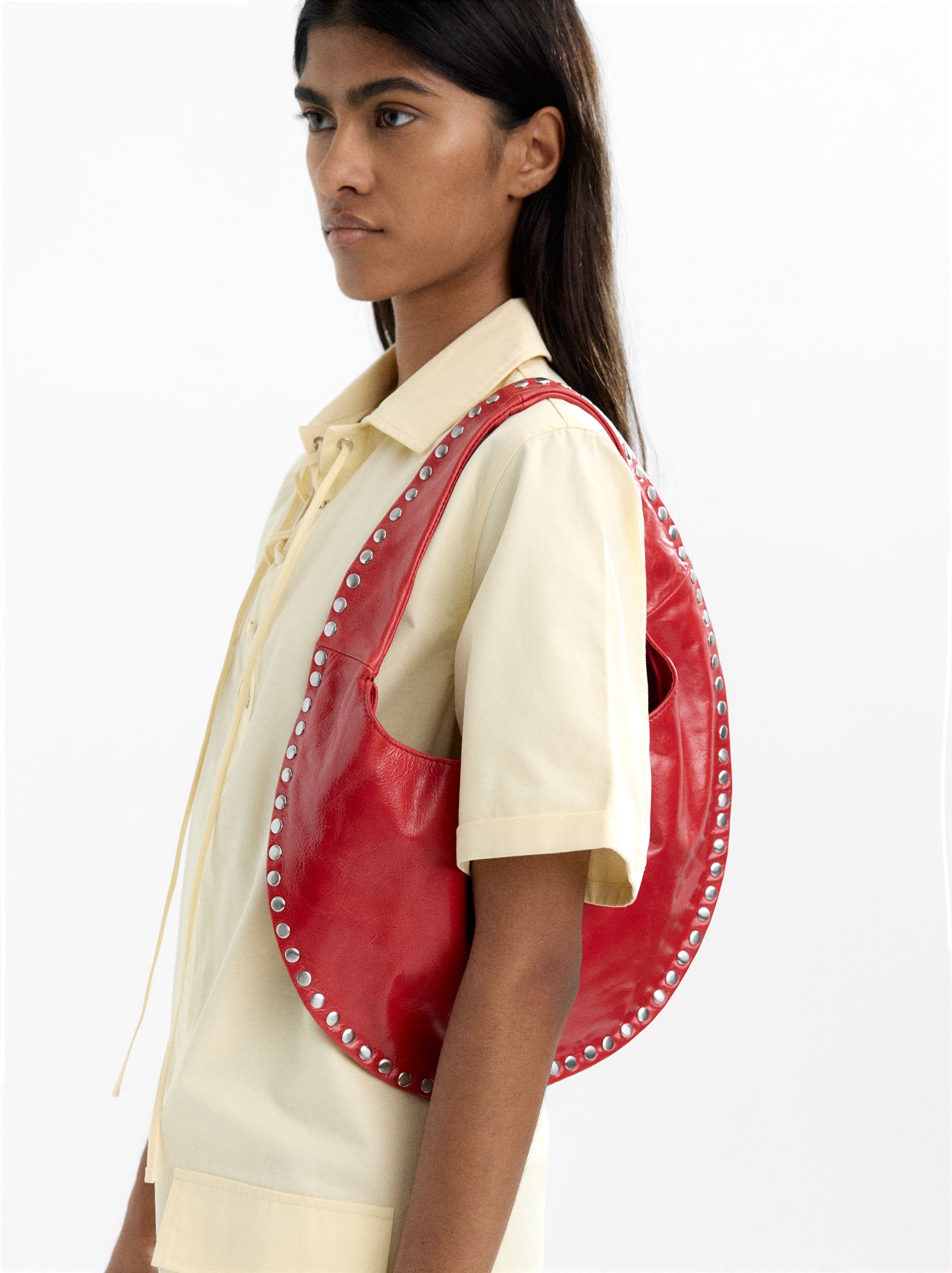 Bolso De Hombro Hobo De Piel