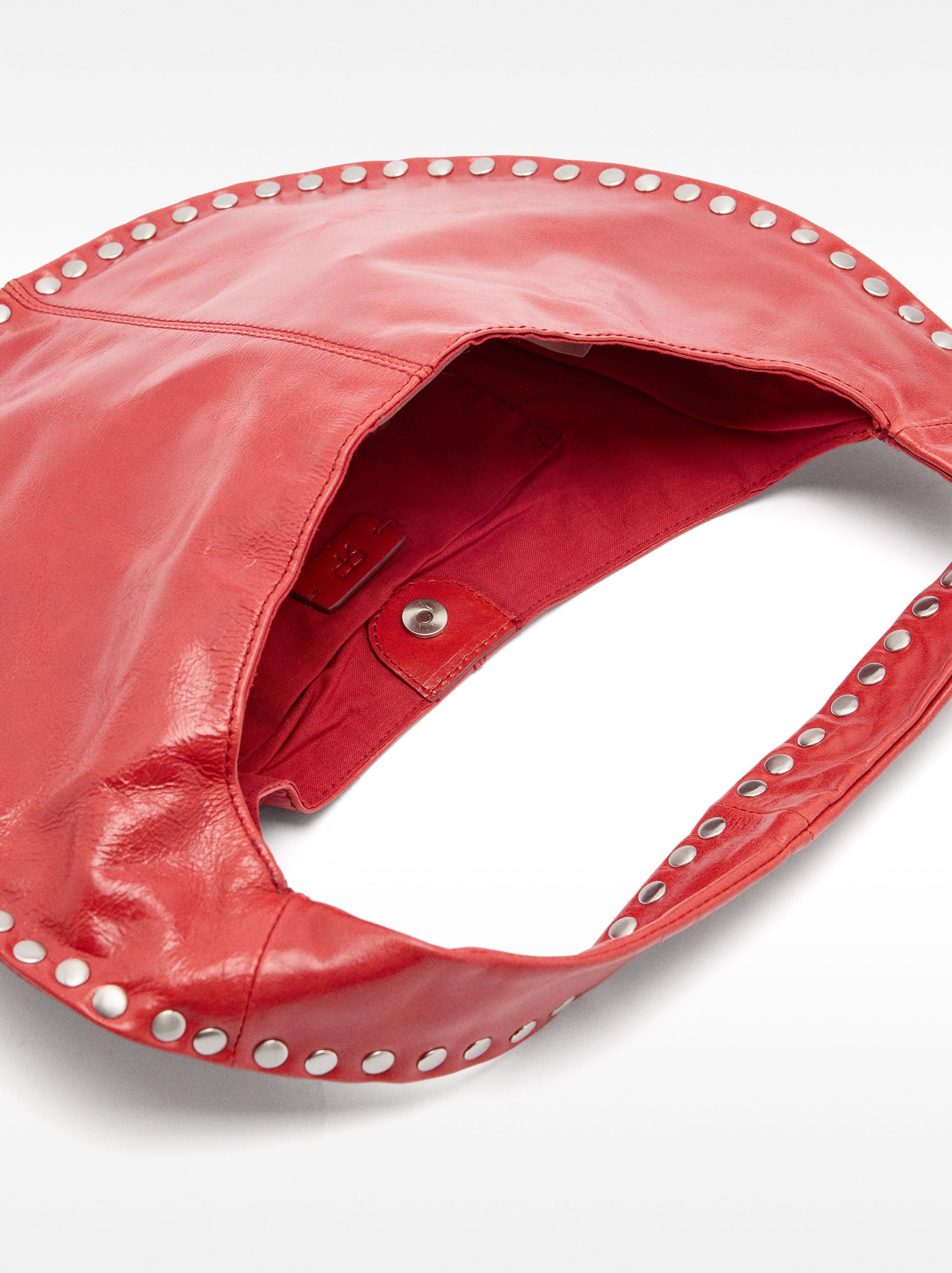 Bolso De Hombro Hobo De Piel