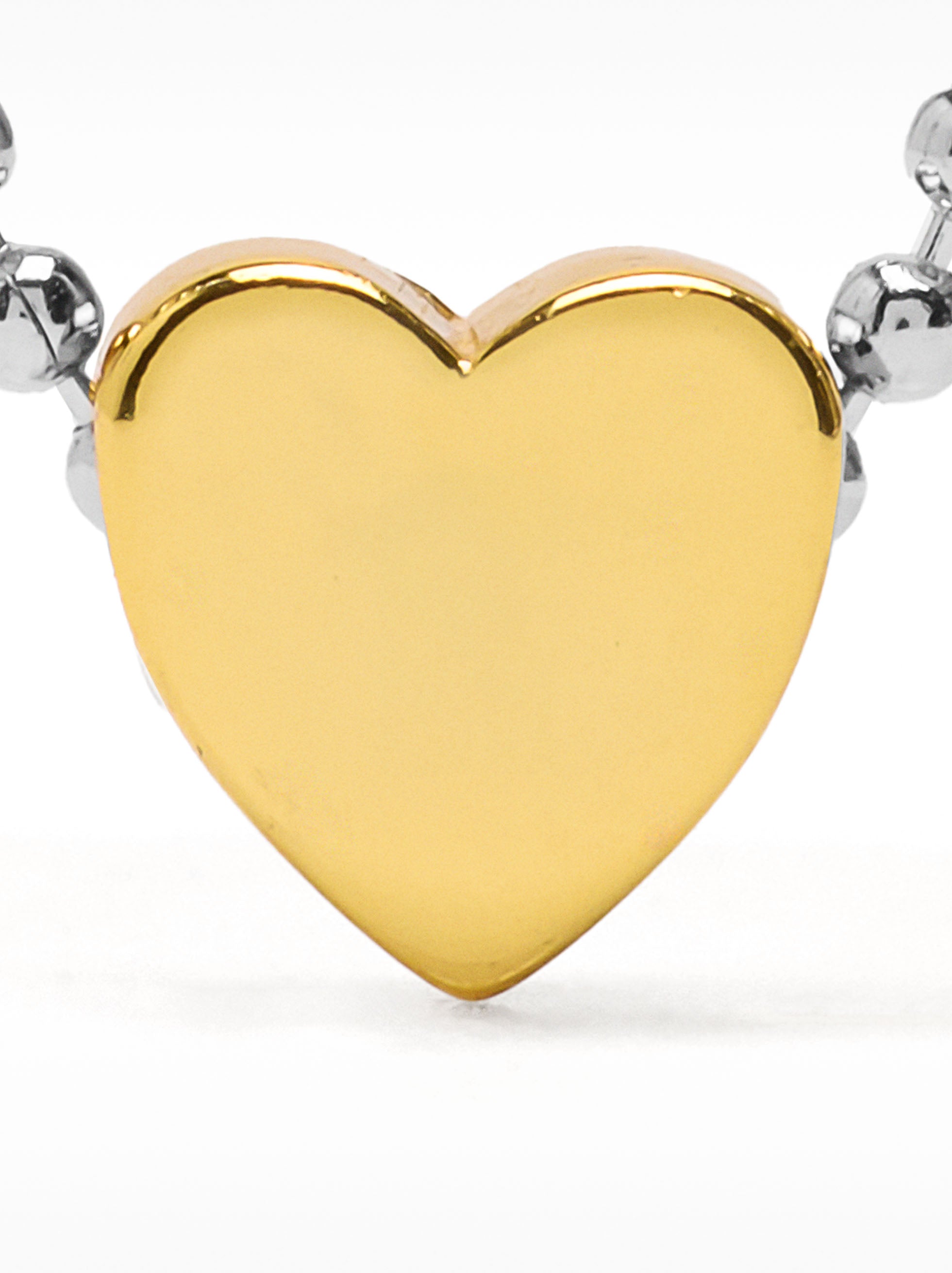 Collar Corto Con Colgante De Corazón – Plata De Ley 925