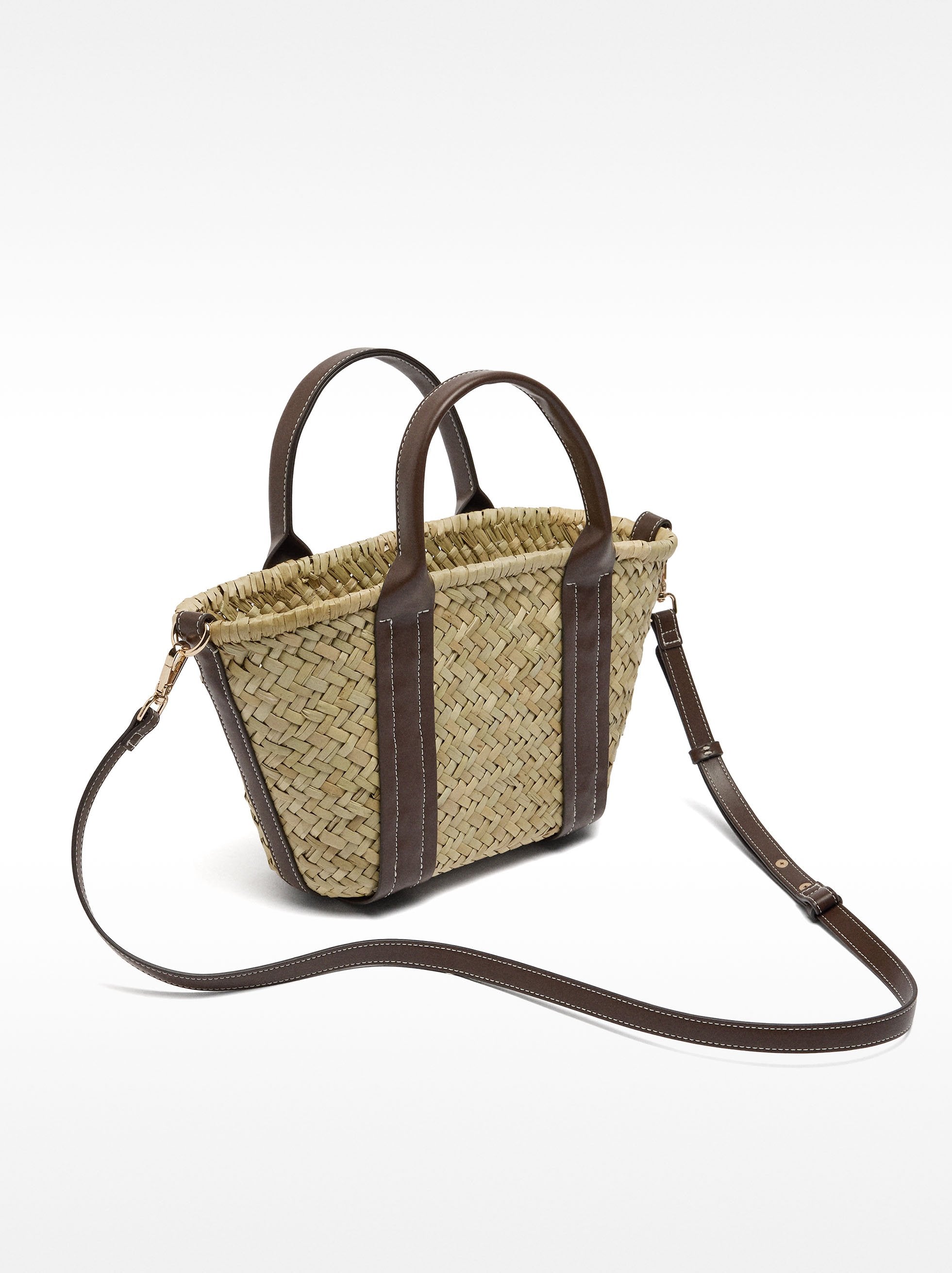 Bolso Tote De Rafia