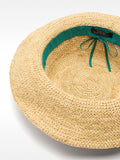 Sombrero De Rafia Con Texto