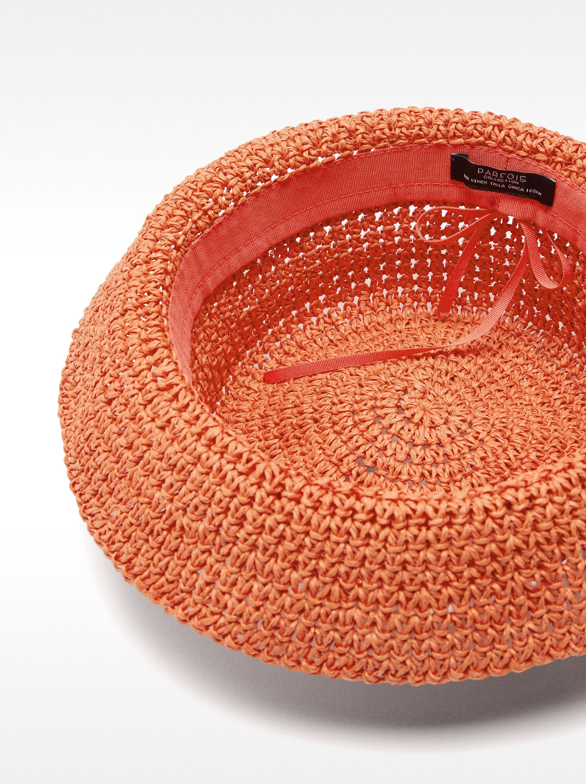 Sombrero Efecto Rafia