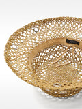 Sombrero De Rafia Con Tachuelas