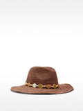 Sombrero De Paja Con Cinta Decorativa