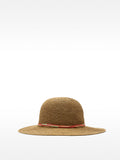 Sombrero Efecto Rafia Con Cinta